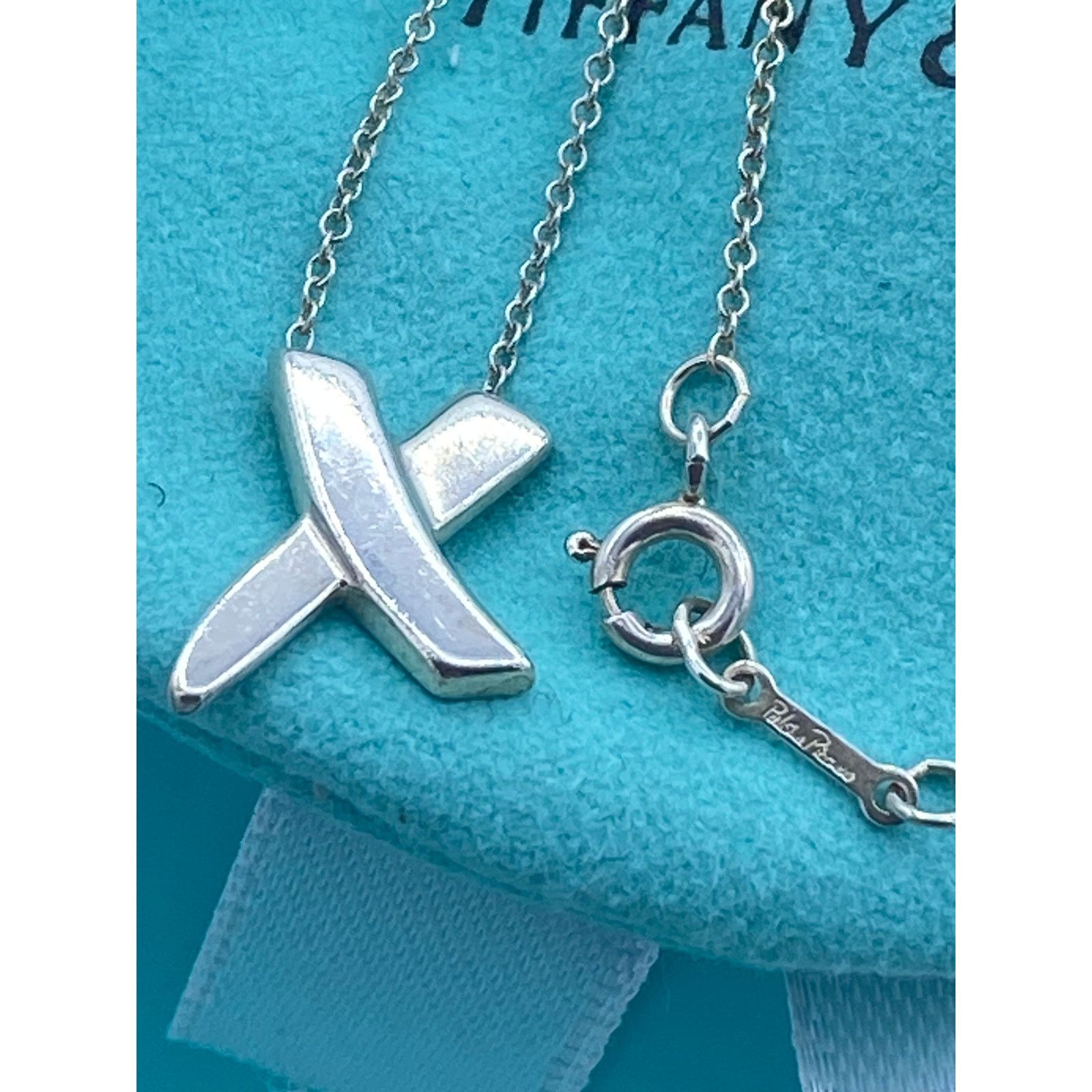 Tiffany & Co. Tiffany & Co. Sterling Silver X Pendant Necklace 16" Size ONE SIZE - 3 Thumbnail
