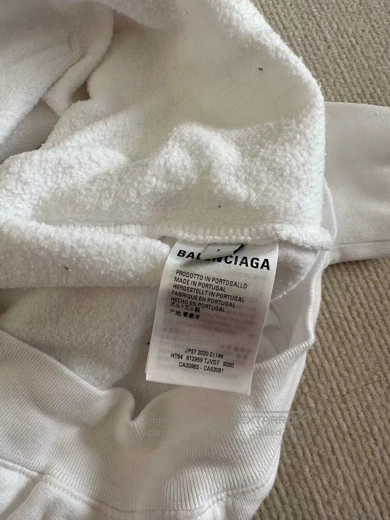 Balenciaga Balenciaga Letter Logo Printed Hoodie Size US L / EU 52-54 / 3 - 3 Thumbnail