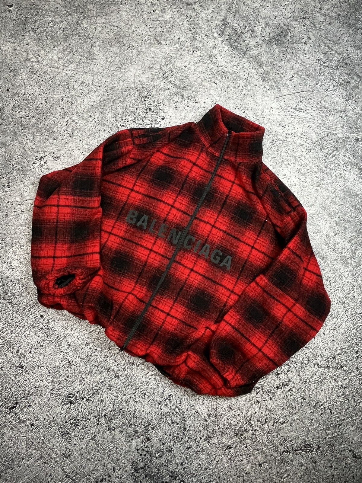 BALENCIAGA checked shops vest