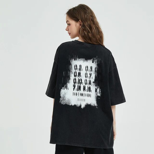 Japanese Brand × Vintage Blue Shadow Vintage Washed Black T-shirt Size US XXL / EU 58 / 5 - 6 Thumbnail