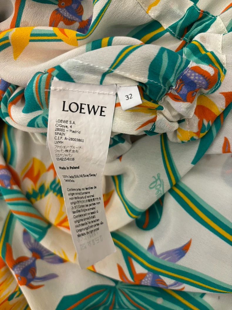 Loewe loewe Mulberry silk dress 2506-Nextarrow Size 4XL / US 24-26 - 4 Thumbnail