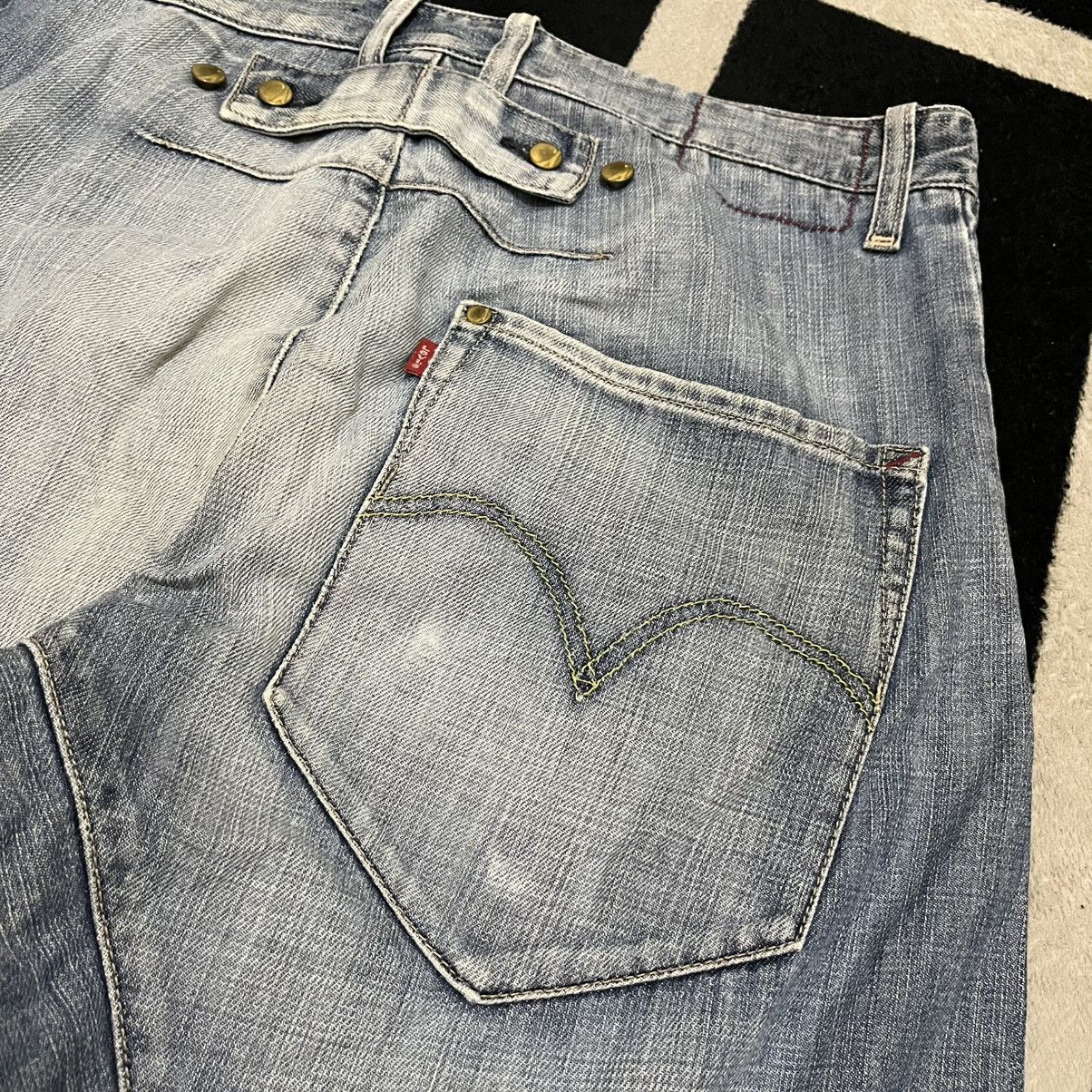 Engineered Garments × Levi's Need gone🔥Vintage Levi’s Engineered Jeans Buckle Back 34x32 Size US 34 / EU 50 - 14 Thumbnail