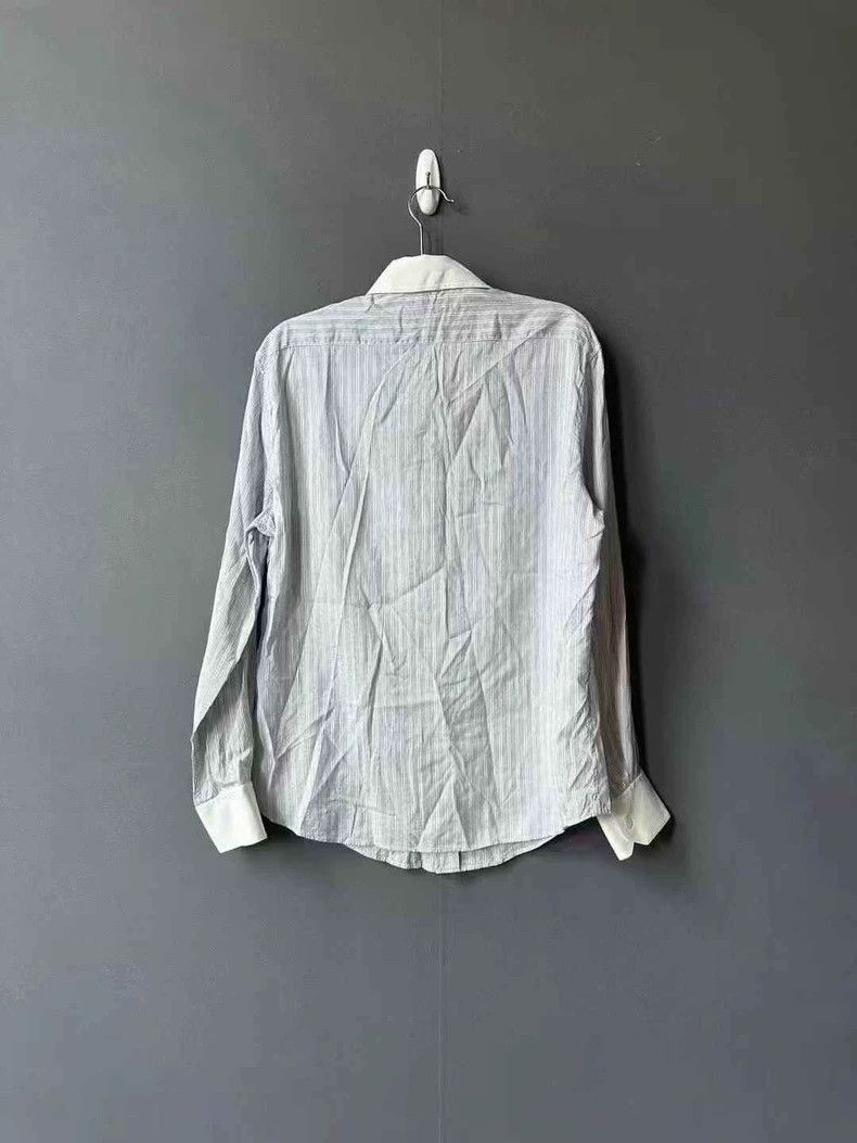 Celine Celine Striped Silk ButtonUp Shirt Size US L / EU 52-54 / 3 - 2 Thumbnail