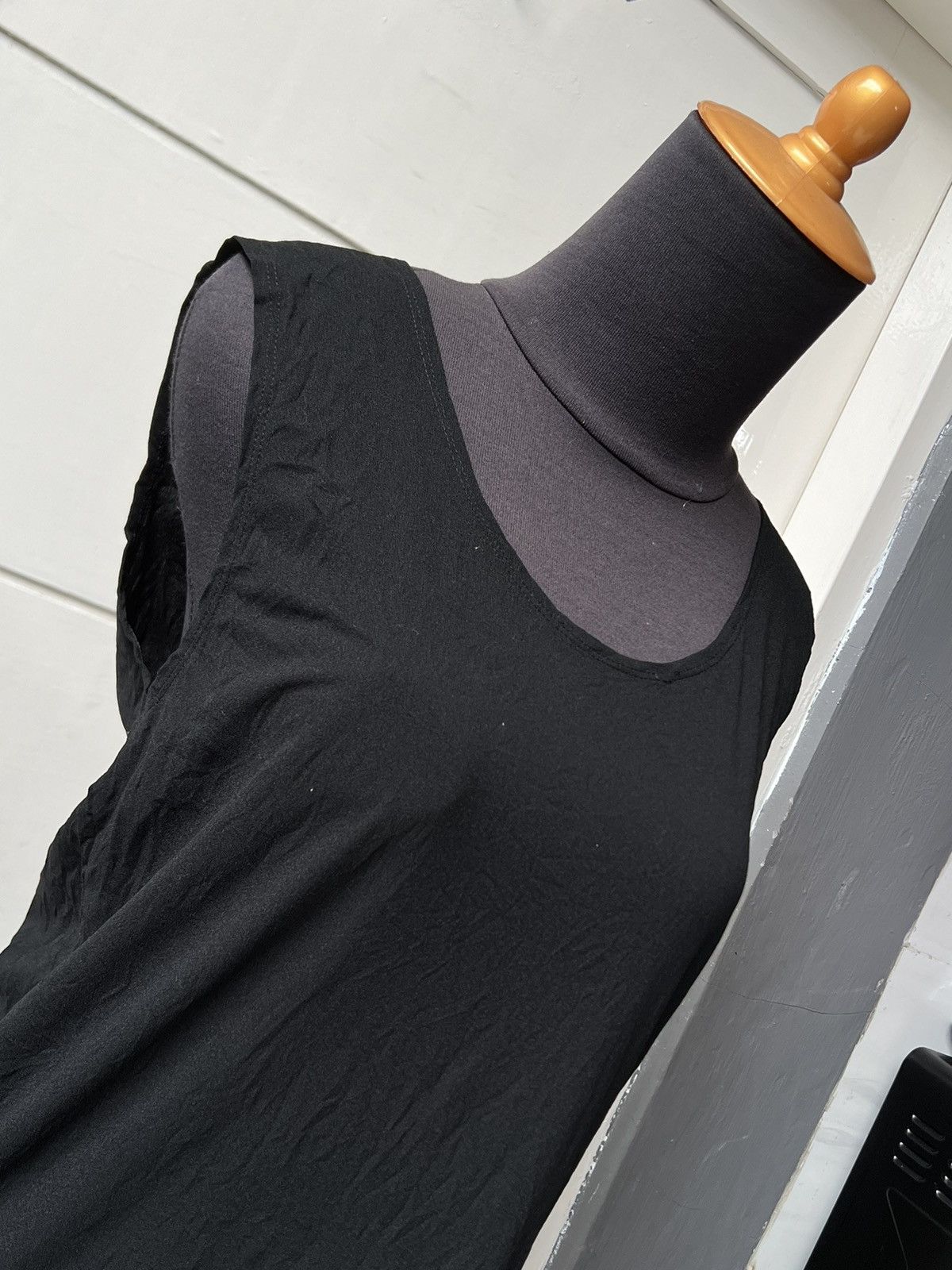 Yohji Yamamoto I Wish Y’S Bis Black Sleeveless Dress Size US S / EU 44-46 / 1 - 9 Thumbnail