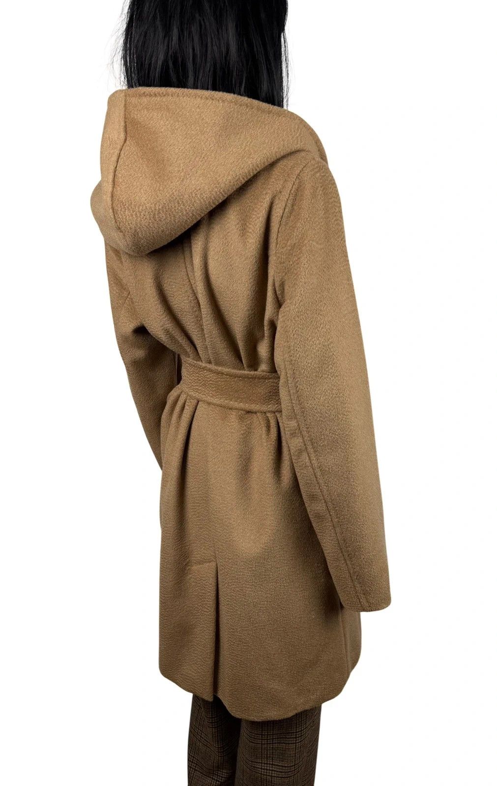 Max Mara Max Mara Coat Rialto Belted Hooded Camel Size S / US 4 / IT 40 - 8 Thumbnail