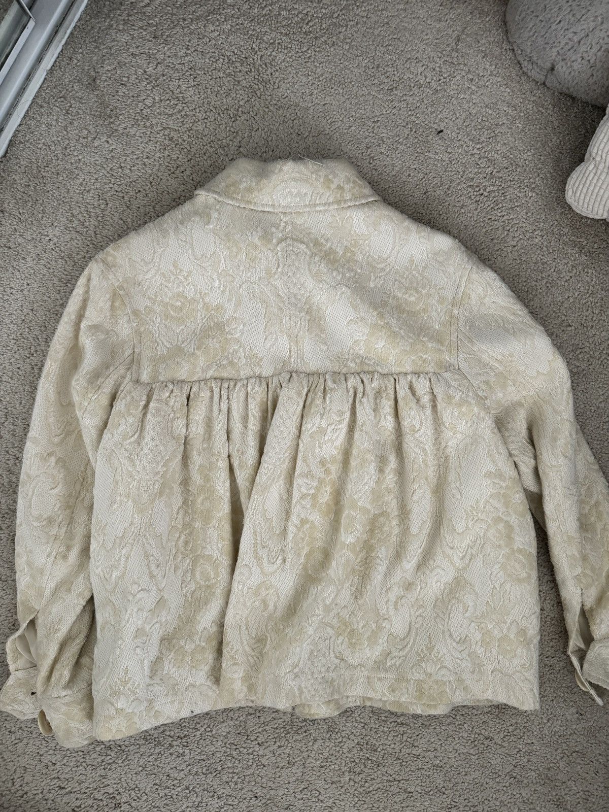 Jun Takahashi × Undercover Undercover Juntakahashi White Velvet Jacket Size US XS / EU 42 / 0 - 7 Thumbnail