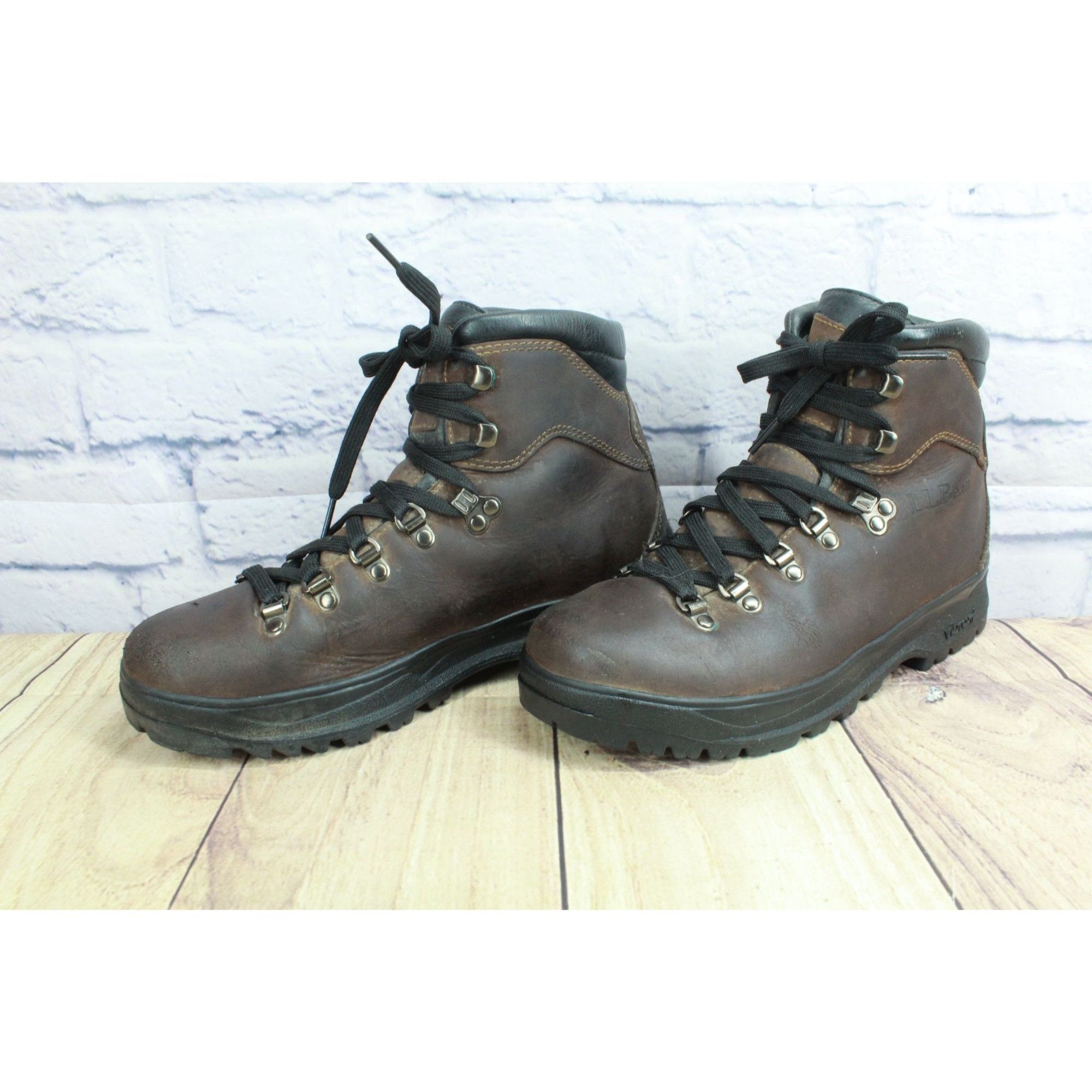 LL Bean Cresta Vibram Gore-Tex women size 9 Boots  Brown Leather Hiking L.L. Bean Womens Size 8.5 Brown Gore Tex Cresta Leather  main image 4