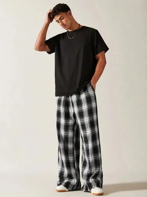 Japanese Brand Vintage RETRO Elegant Pyjama pants Size US 32 / EU 48 - 4 Thumbnail