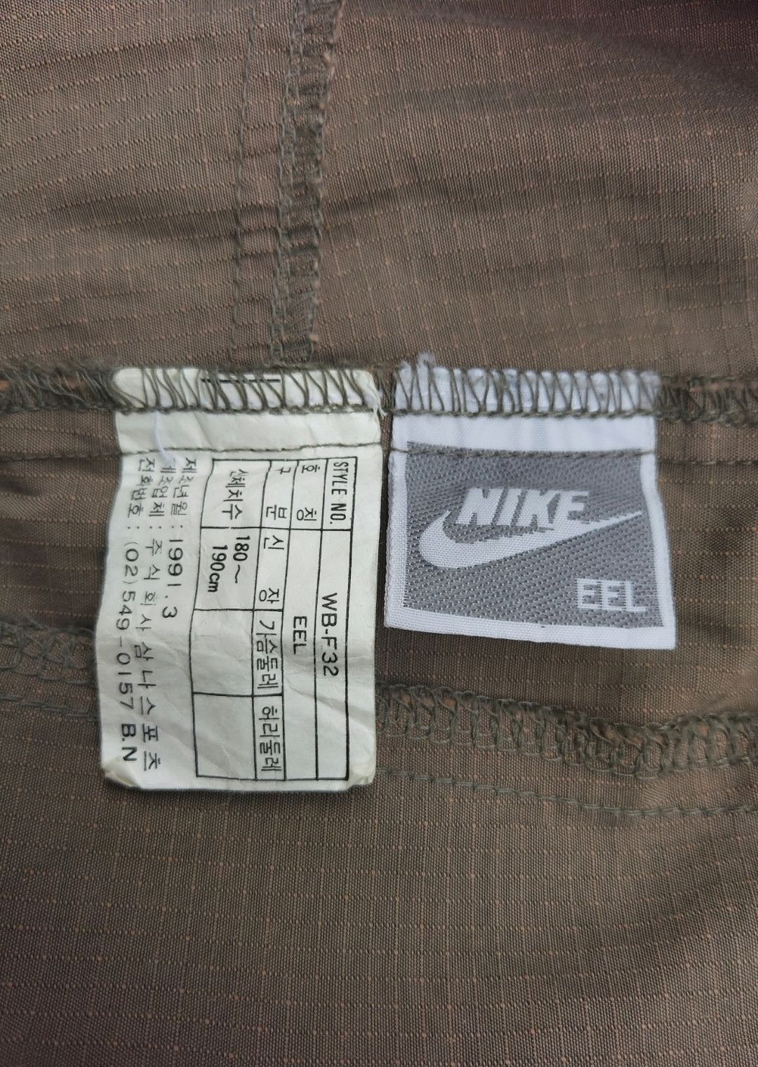 Nike × Vintage 💥Vintage 90's Nike Authentic Club Shorts Size US 35 - 4 Thumbnail