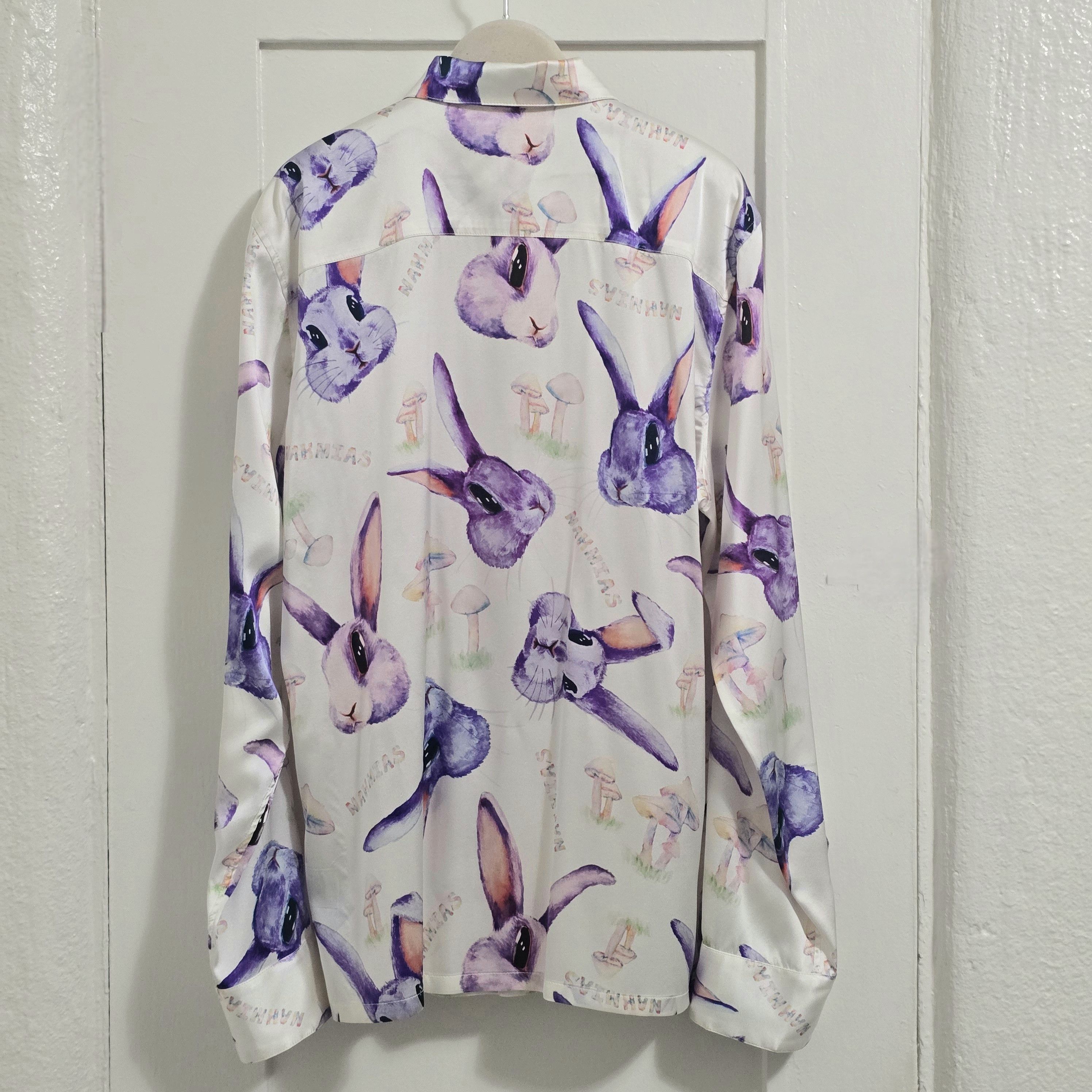 Nahmias Bunny silk shirt Size US L / EU 52-54 / 3 - 6 Thumbnail