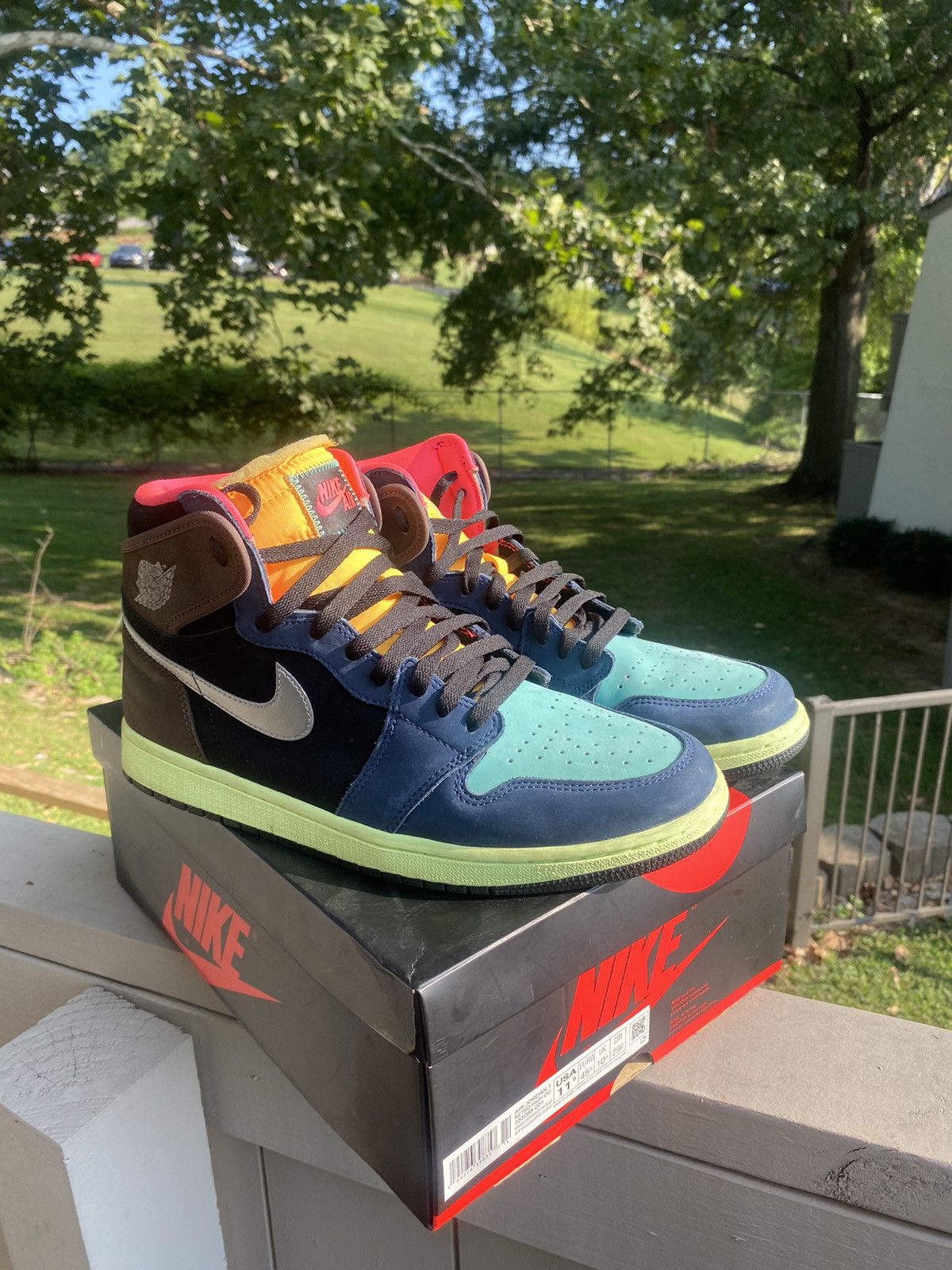 Jordan Brand Retro Jordan 1 Tokyo Bio Hack Size US 11.5 / EU 44-45 - 1 Thumbnail