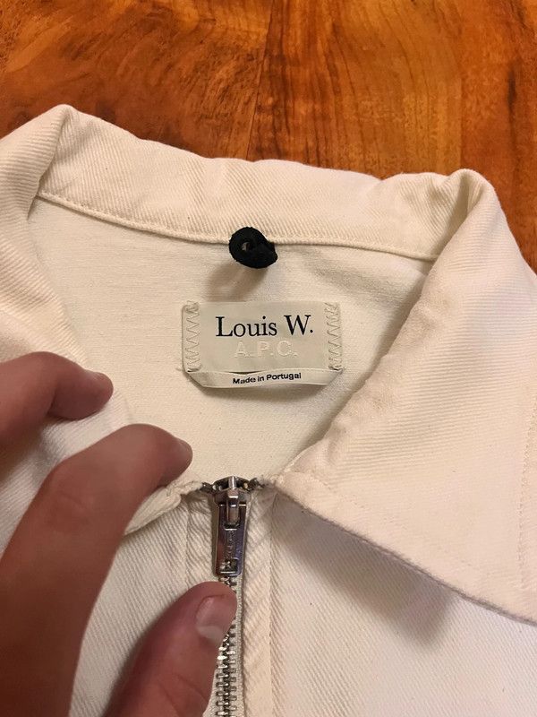 A.P.C. × Louis W. A.P.C X Louis W White Cream Denim Jacket new without tags Size US L / EU 52-54 / 3 - 4 Thumbnail