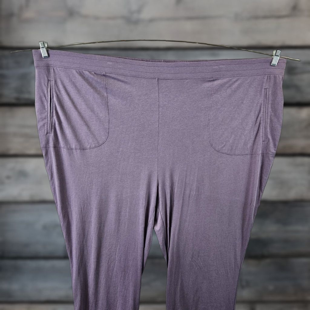 Vintage Universal Standard Womens Mola Lounge Pants Sz 3XL 34-36 Purple Pull On Pockets Size 24" / US 00 / IT 34 - 1 Thumbnail