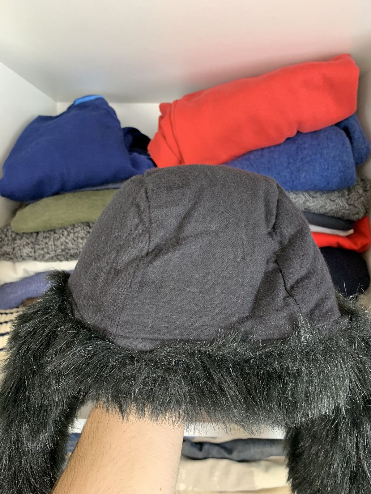 Other Y2K Ushanka Faux Fuzzy Fur Hat Size ONE SIZE - 13 Thumbnail