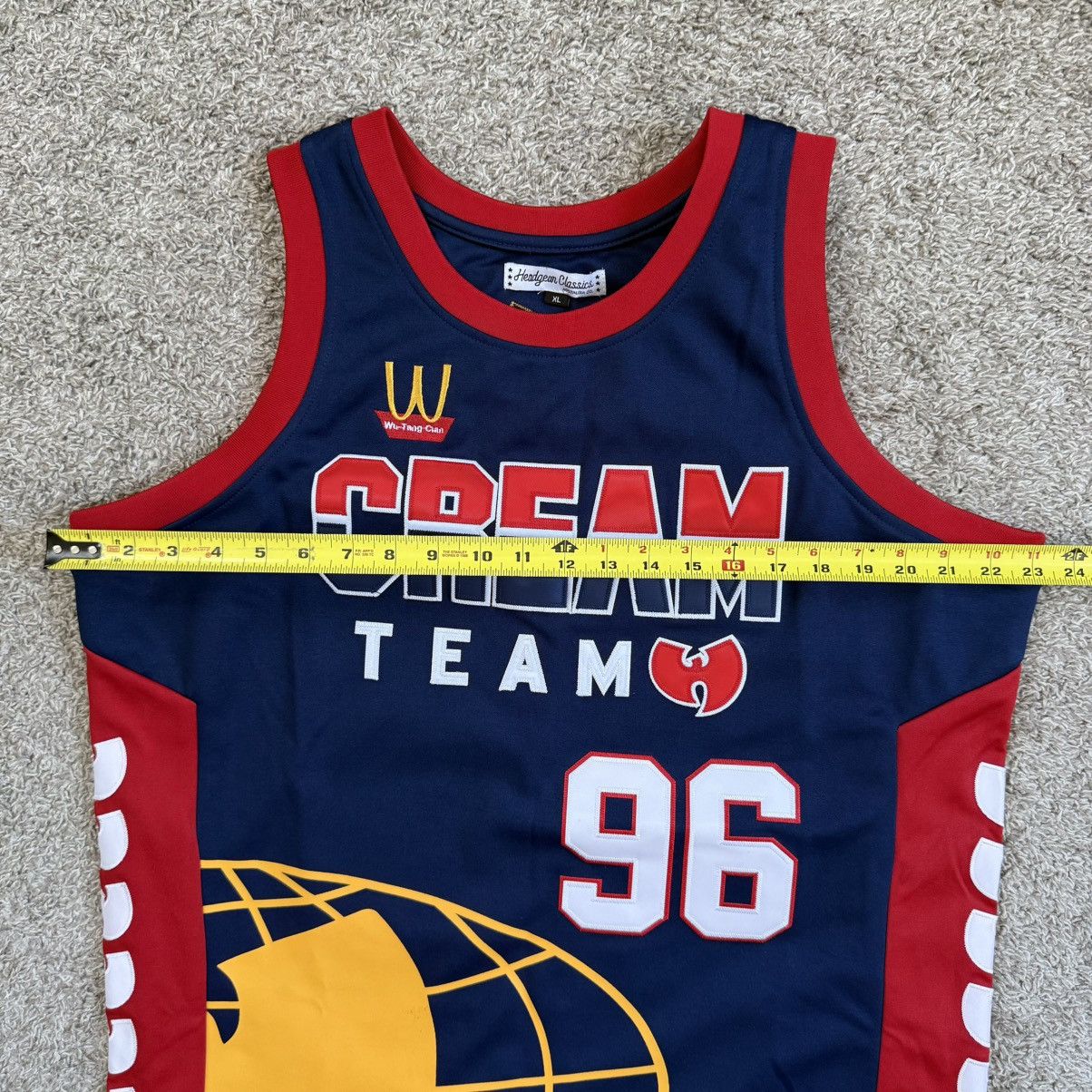 Wu-Tang Clan 🔴Wu-Tang Jersey Size XL Basketball WuTang Globe Rza Gza Size US XL / EU 56 / 4 - 11 Thumbnail