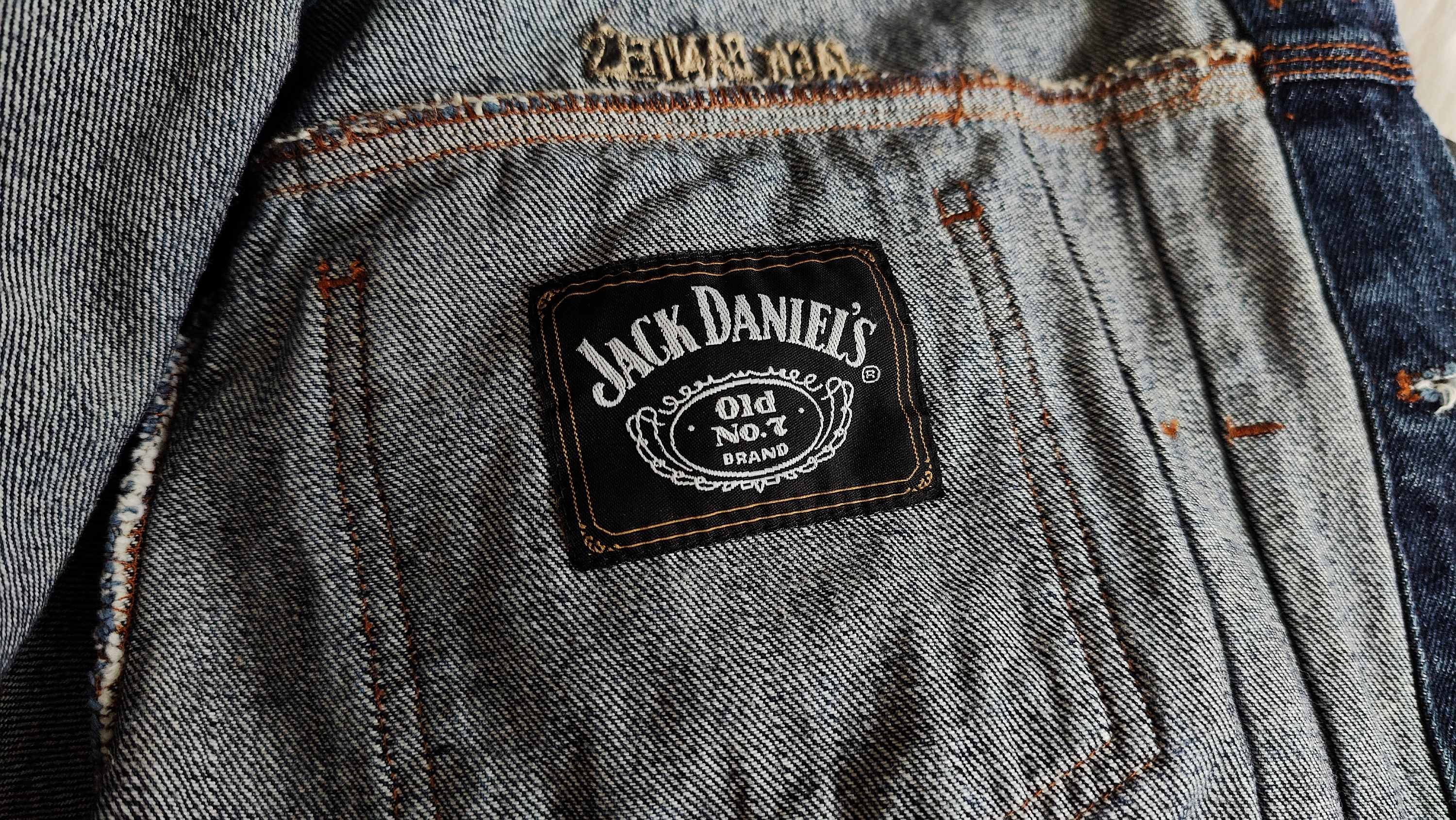 Vintage RARE Jack Daniels Old No 7 Official Vintage Denim Jacket Size US XL / EU 56 / 4 - 10 Thumbnail