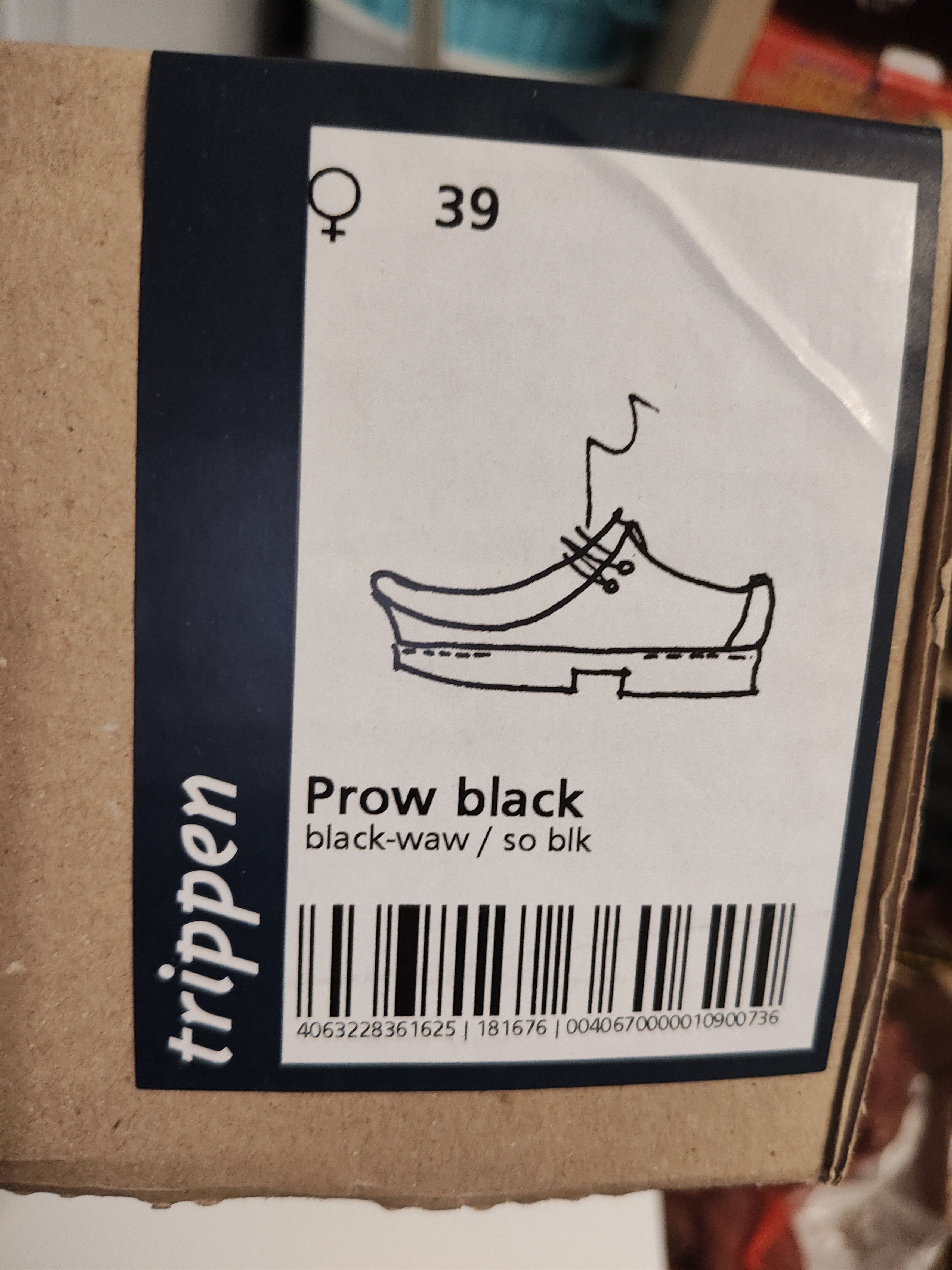 Trippen Trippen Prow Black Size US 8.5 / IT 38.5 - 1 Thumbnail