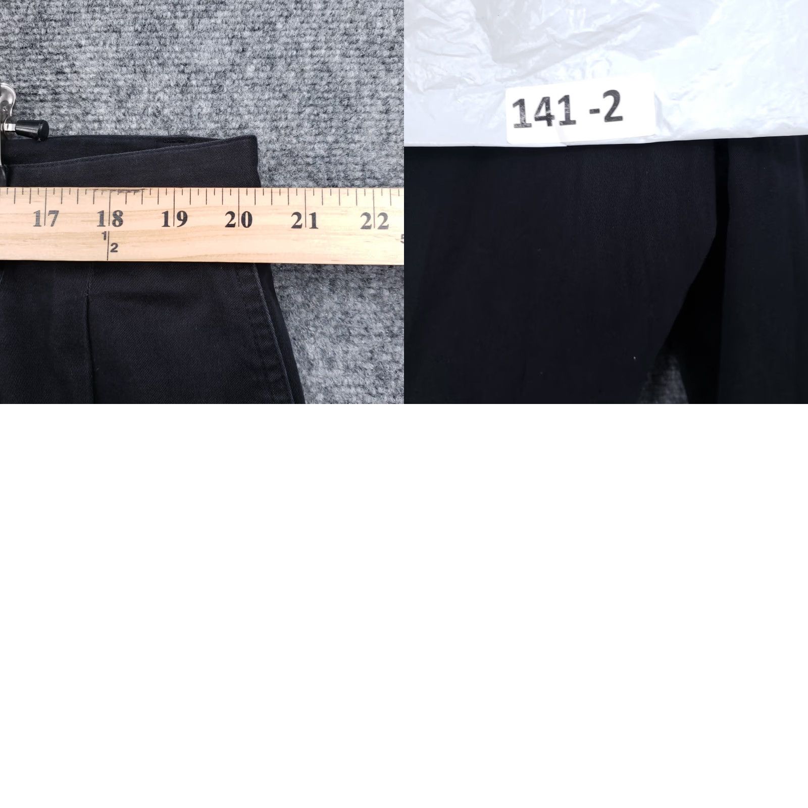 Vintage Bobby Jones Pants Mens 42 Black Chino Mid-Rise Straight Cuffed Pleated Casual Shirt Size US 42 / EU 58 - 9 Thumbnail