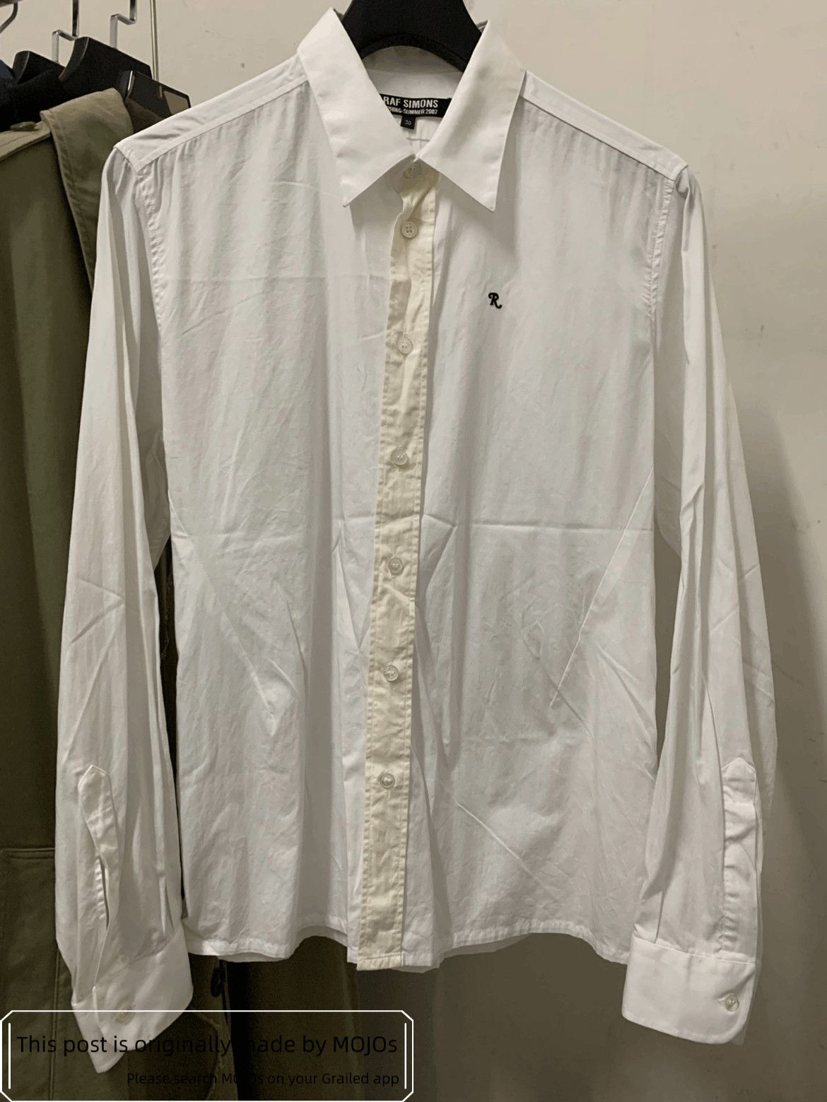 Raf Simons Sz 50 Raf Simons 07SS R Logo Shirt Size US M / EU 48-50 / 2 - 1 Thumbnail