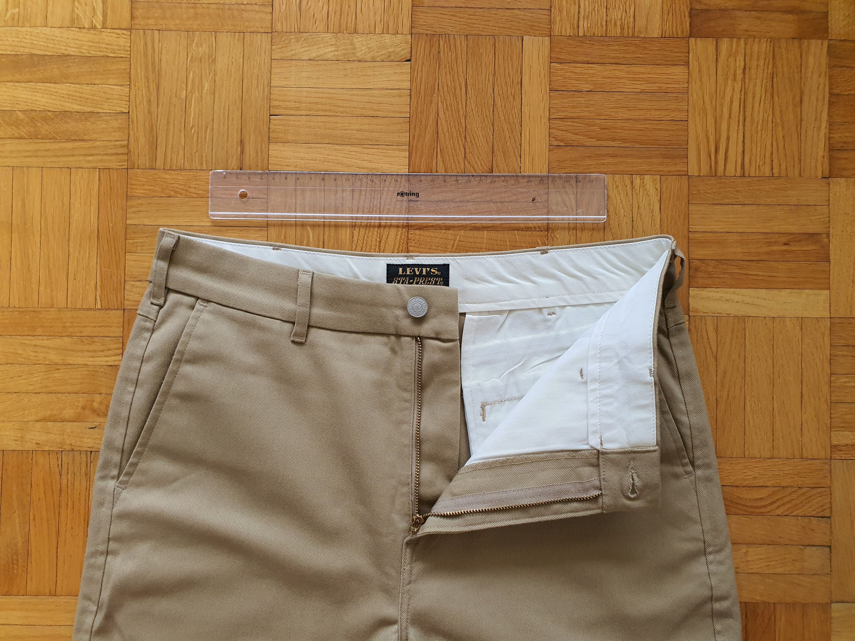 Levi's 502 (STA-PREST) Trousers Pants Chinos - W31 L32 (31x32) Size US 31 - 4 Thumbnail