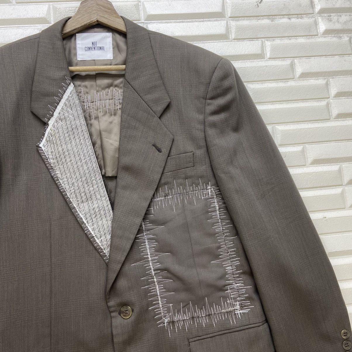 Japanese Brand Japanese Brand Not Conventional Patchwork Coat Blazer Size US S / EU 44-46 / 1 - 6 Thumbnail