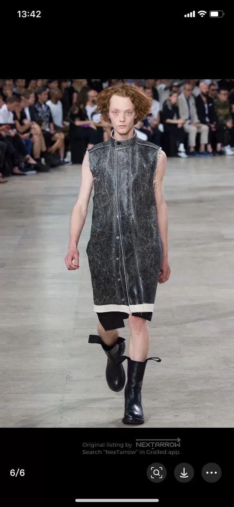 Rick Owens Rick Owens 16SS Show Vest. Size US M / EU 48-50 / 2 - 7 Thumbnail