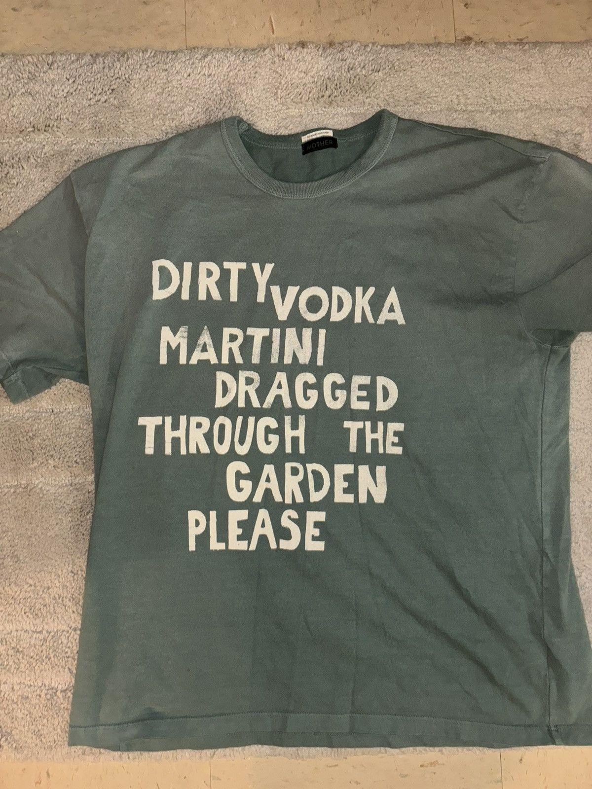 MOTHER Mother The Lowdown Martini T Shirt Green Medium Size US M / EU 48-50 / 2 - 3 Thumbnail