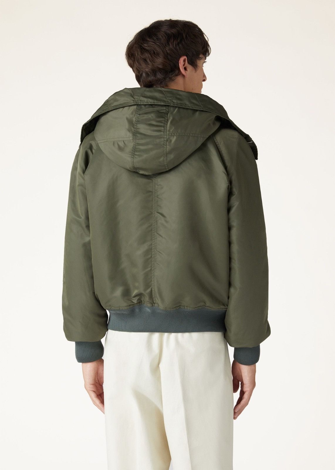 Loro Piana o1srvl11e0125 Kasai Bomber Jacket in Green Size US S / EU 44-46 / 1 - 3 Thumbnail