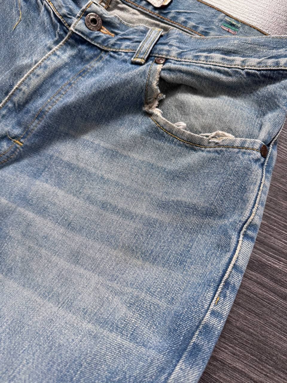 Diesel Vintage 2000's Diesel Distressed Jeans Dragon Embroidery Size US 32 / EU 48 - 9 Thumbnail