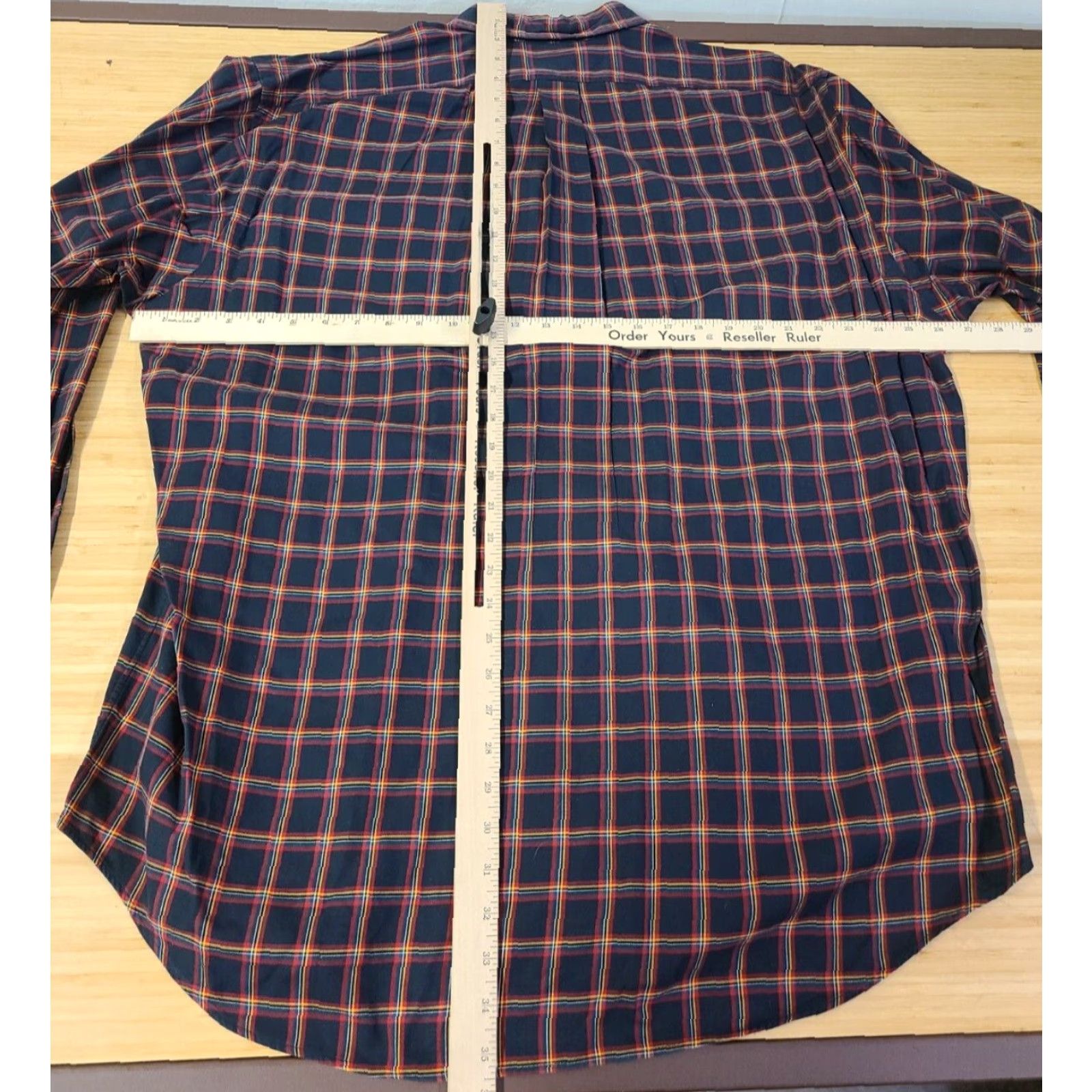 Polo Ralph Lauren VINTAGE Polo Ralph Lauren Shirt Men L Red Plaid Two-Ply Cotton Button-Front Collared Long Sleeve Polo Pony Classic Casual Size US L / EU 52-54 / 3 - 7 Thumbnail