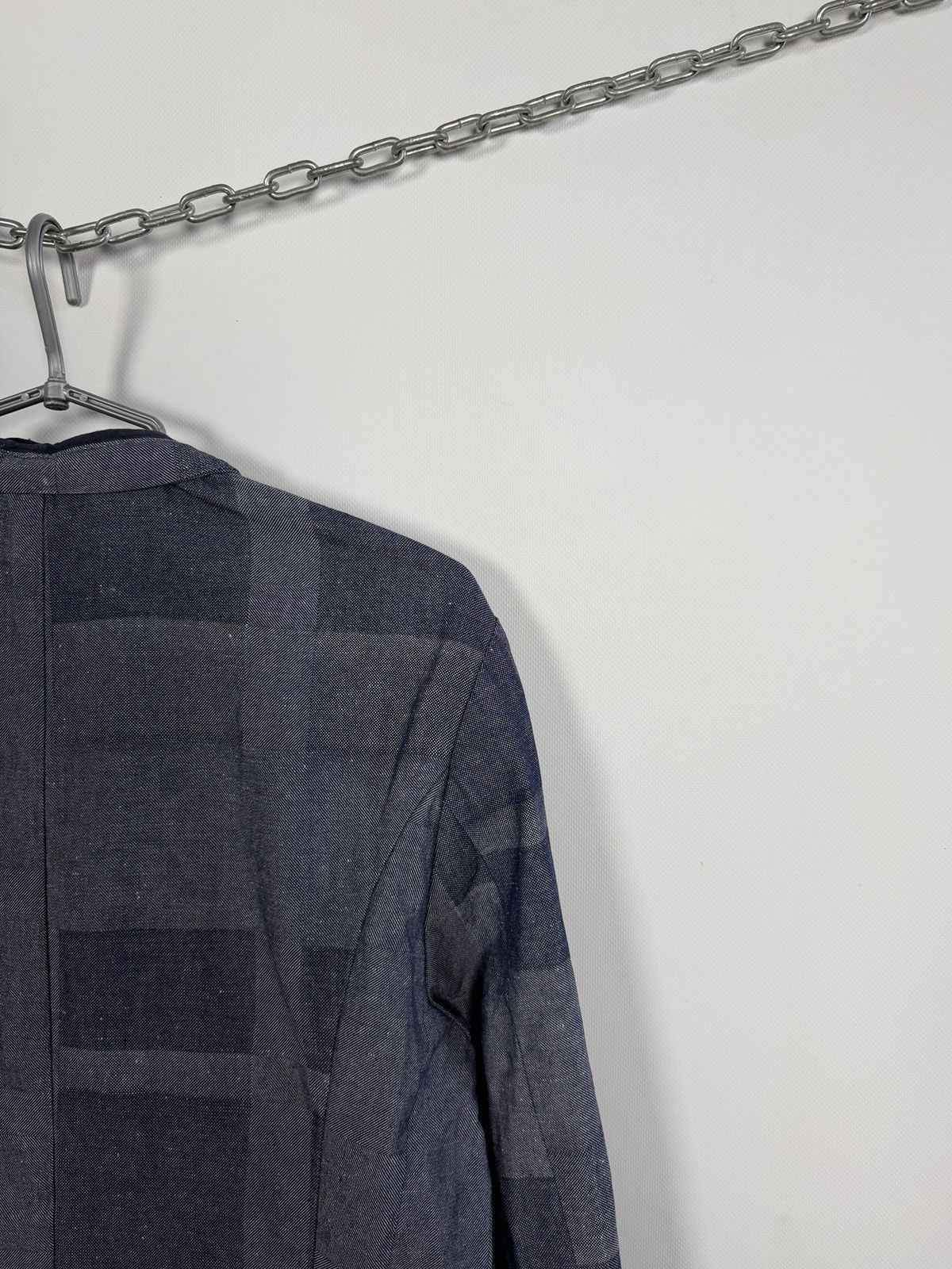 Diesel Black Gold Diesel Black Gold Denim Chambray Pattern Blazer Jacket Italy Size US L / EU 52-54 / 3 - 15 Thumbnail