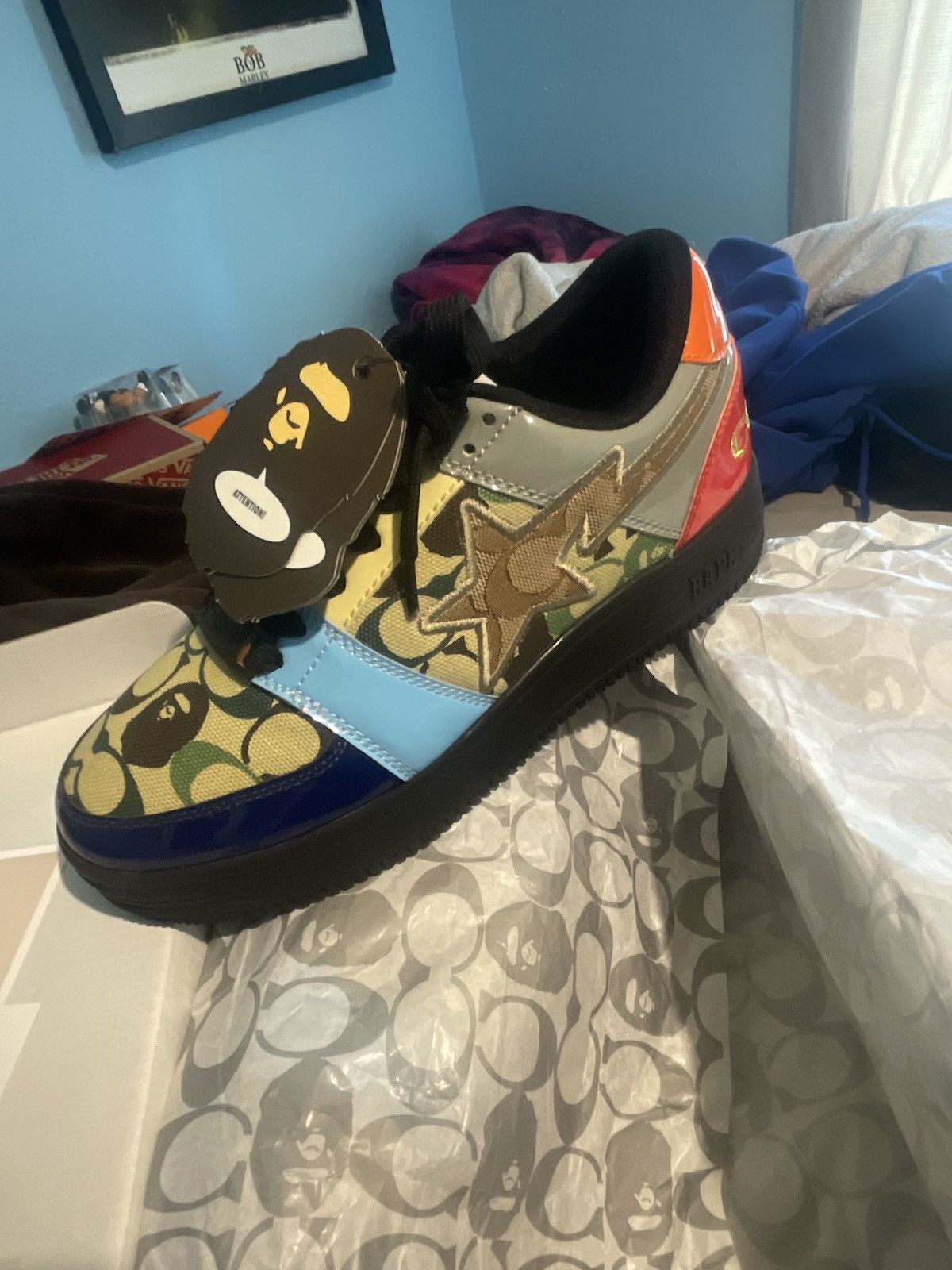 Bape BAPE x COACH BAPESTA Size US 7 / EU 40 - 1 Thumbnail