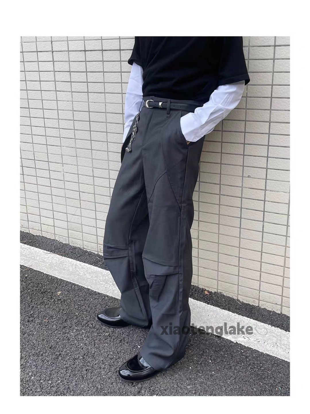 Designer × Japanese Brand × Vintage utility skate hiphop yuppie bootcut patchwork pants Size US 32 / EU 48 - 3 Thumbnail