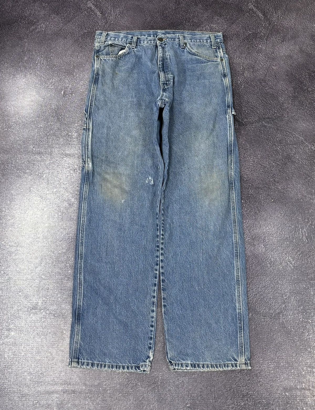 Dickies Vintage Dickies Y2K American Denim Blue Hype Baggy Jeans Size US 36 / EU 52 - 2 Thumbnail