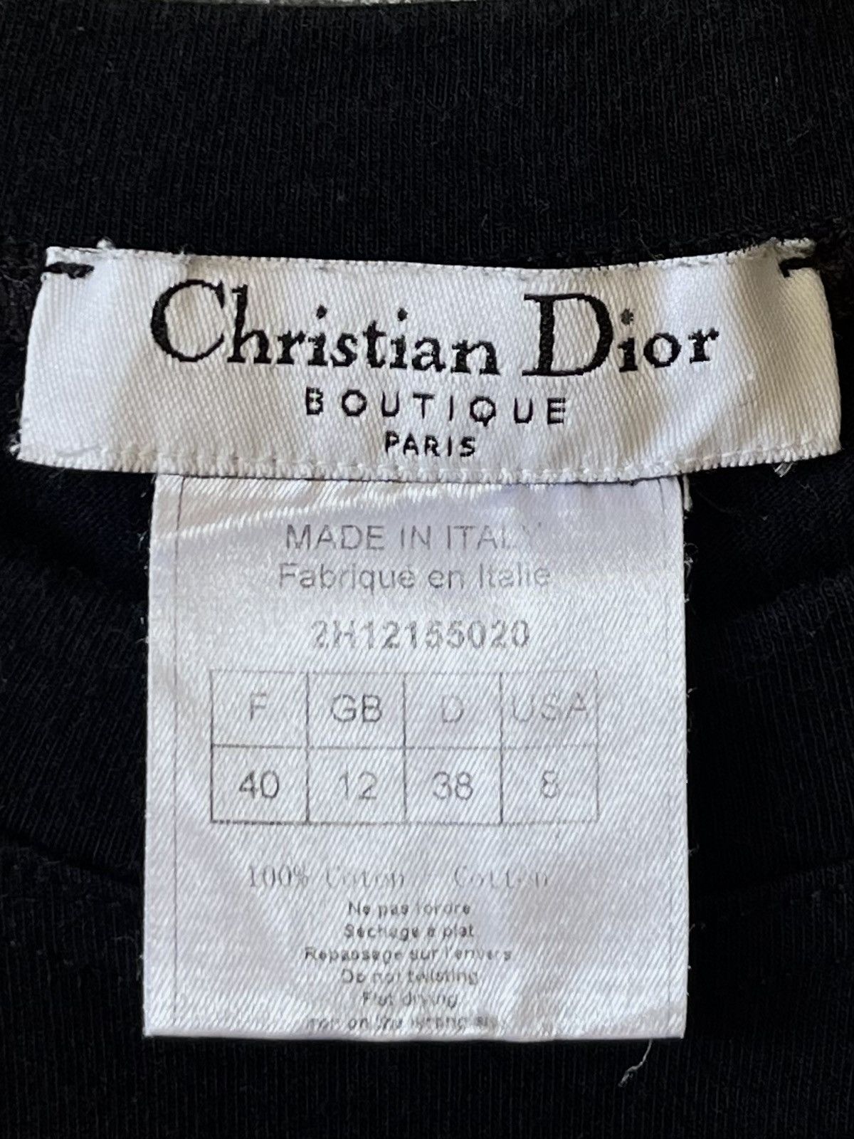Dior Dior - John Galliano / SS2002 - Dior Addict Tee Size M / US 6-8 / IT 42-44 - 10 Thumbnail