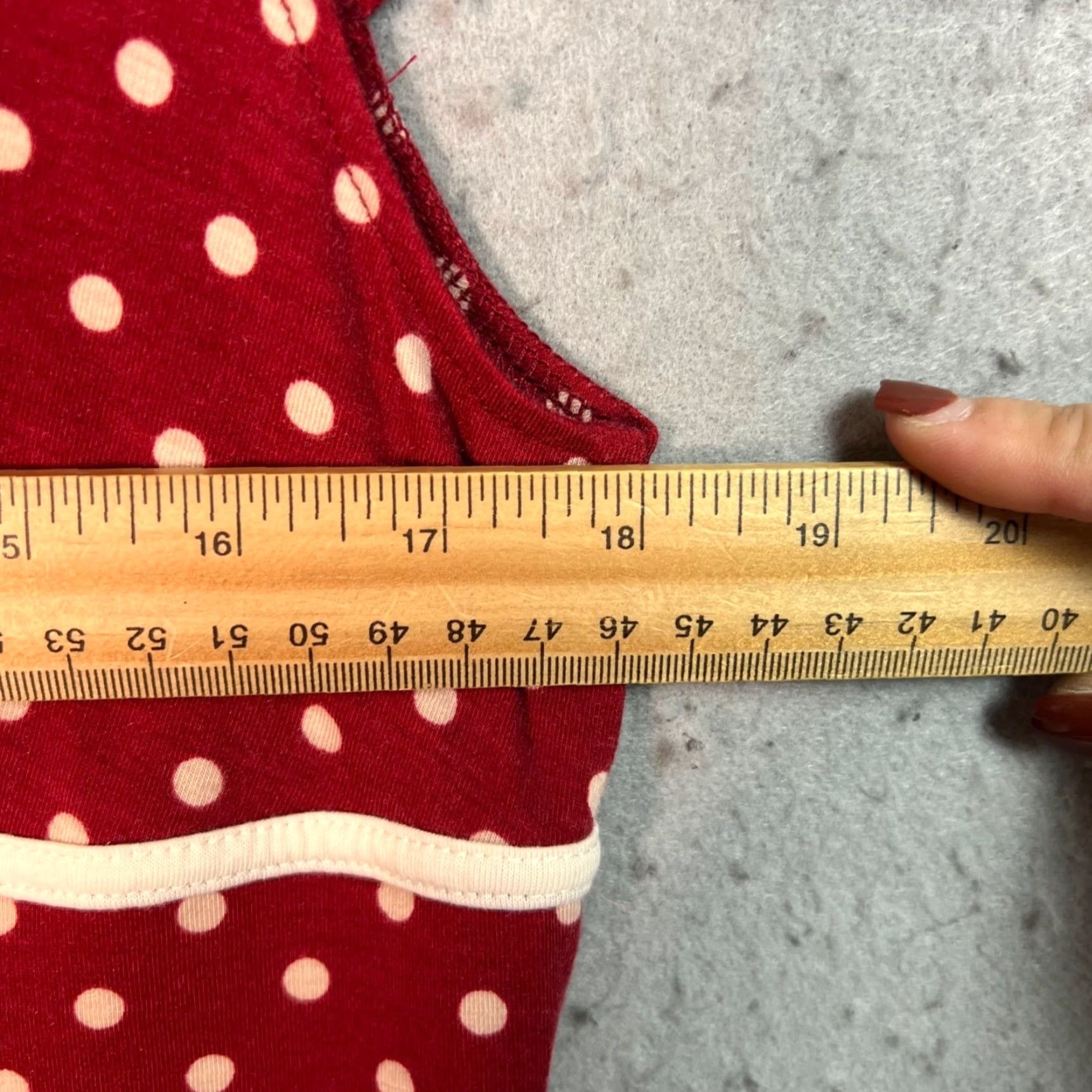 Cider Cider Womens Dress Red XL Polka Dot Polyester Spandex Blend NEW! Size XL / US 12-14 / IT 48-50 - 6 Thumbnail