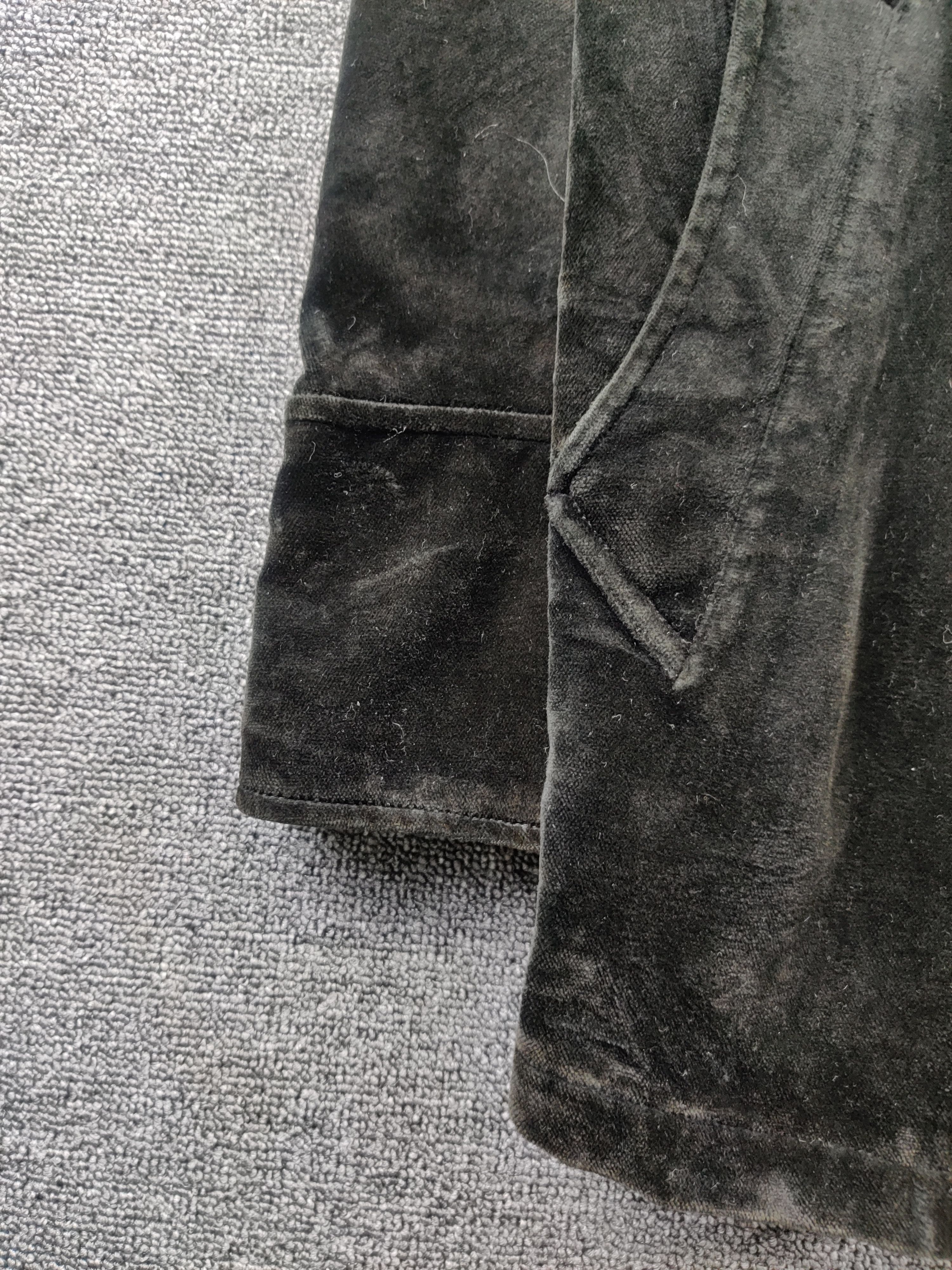 Burberry Burberry Nova Check Black Label Velvet Double Breasted Coat Size US L / EU 52-54 / 3 - 4 Thumbnail