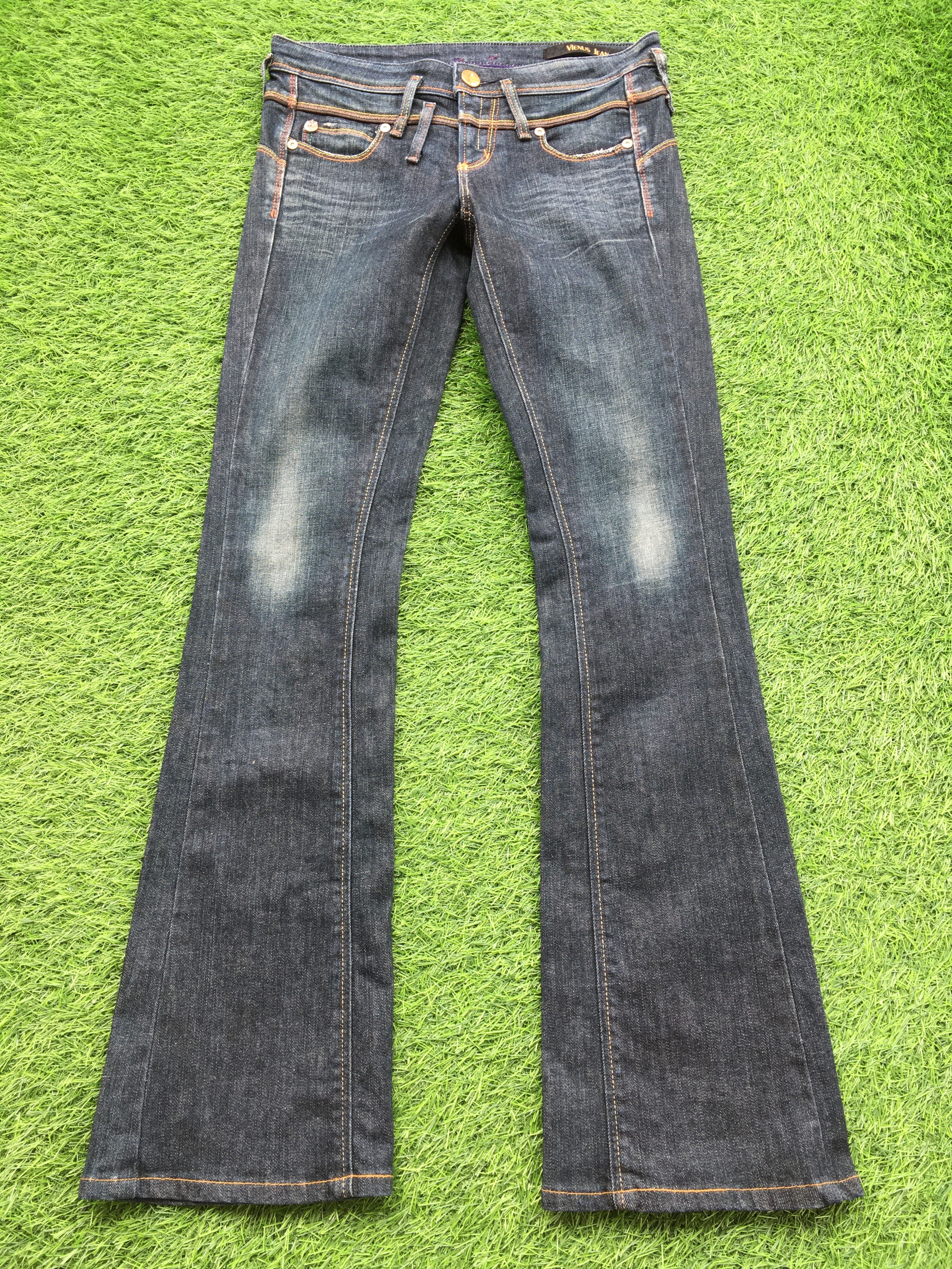 Japanese Brand Low Rise Bootcut Flare Jeans D-1221 Size 28" / US 6 / IT 42 - 1 Thumbnail