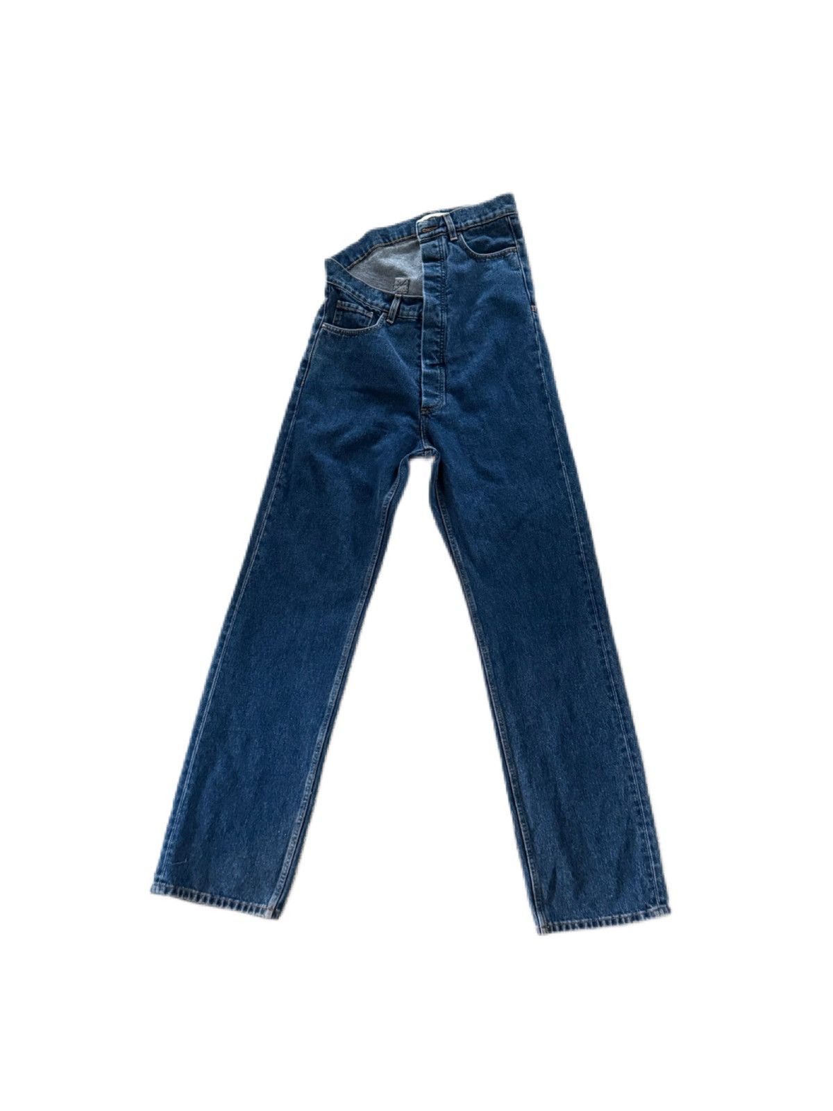 Y/Project Y/PROJECT Asymmetric Waist Denim Jeans – Glenn Martens Era Size 27" / US 4 / IT 40 - 1 Thumbnail