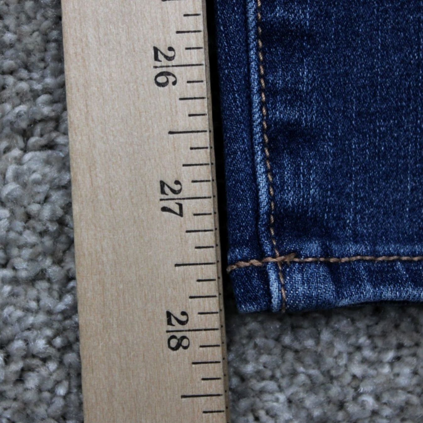 American Eagle Outfitters American Eagle Jeans Womens 2 Blue Hi-Rise Jegging Dream Jean Distressed Size 26" / US 2 / IT 38 - 4 Thumbnail