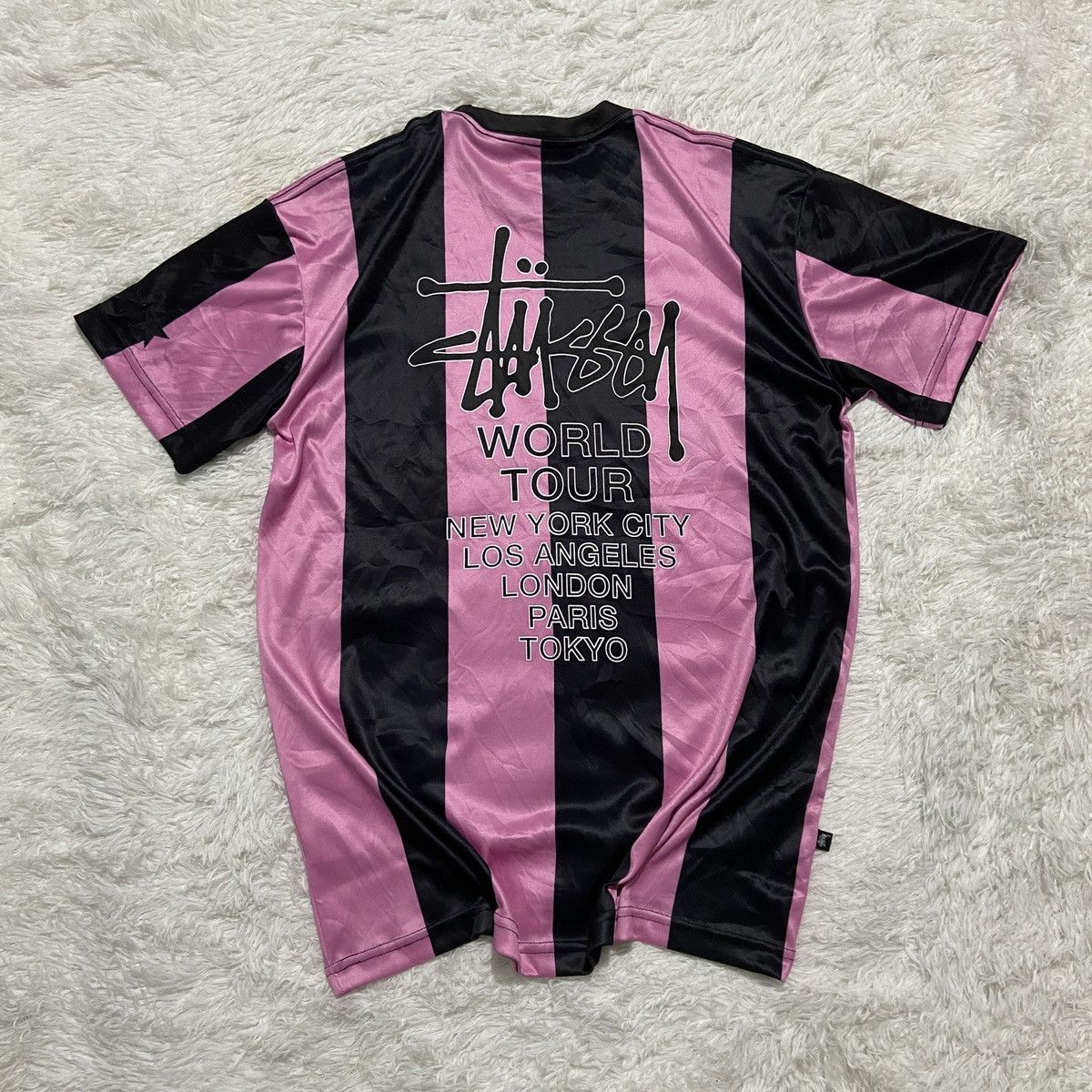 Stussy Stussy World Tour Football Jersey in Large Size US L / EU 52-54 / 3 - 2 Thumbnail