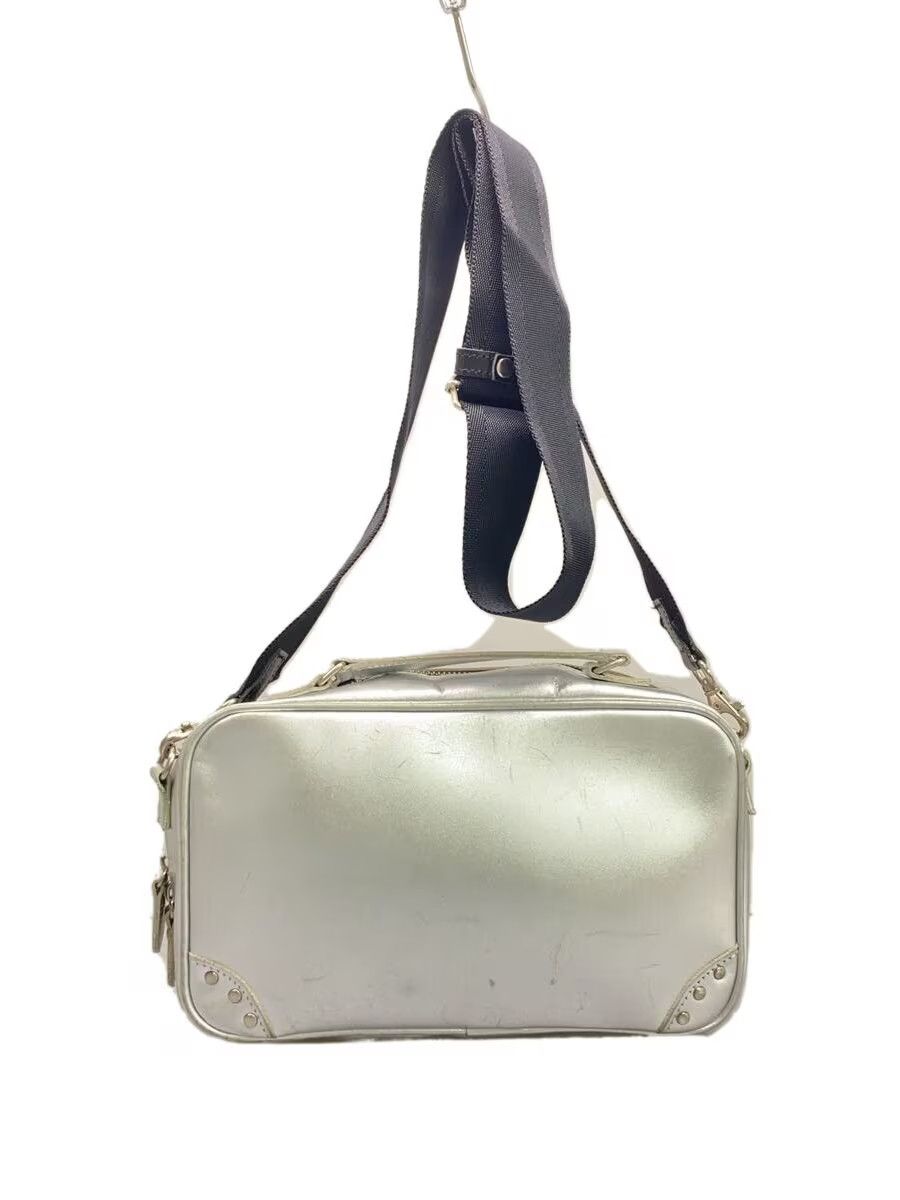 Comme des Garcons Silver Leather Shoulder Bag Size ONE SIZE - 1 Thumbnail