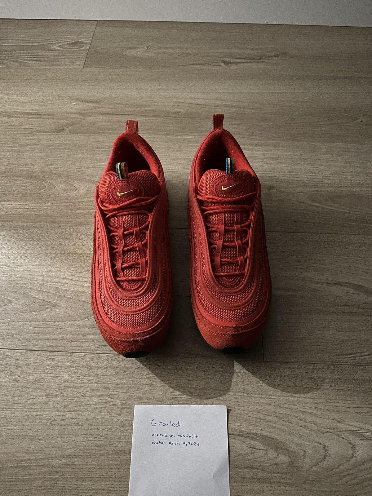 Nike Nike Air Max 97 Olympic Rings Pack Red Size US 10.5 / EU 43-44 - 1 Thumbnail