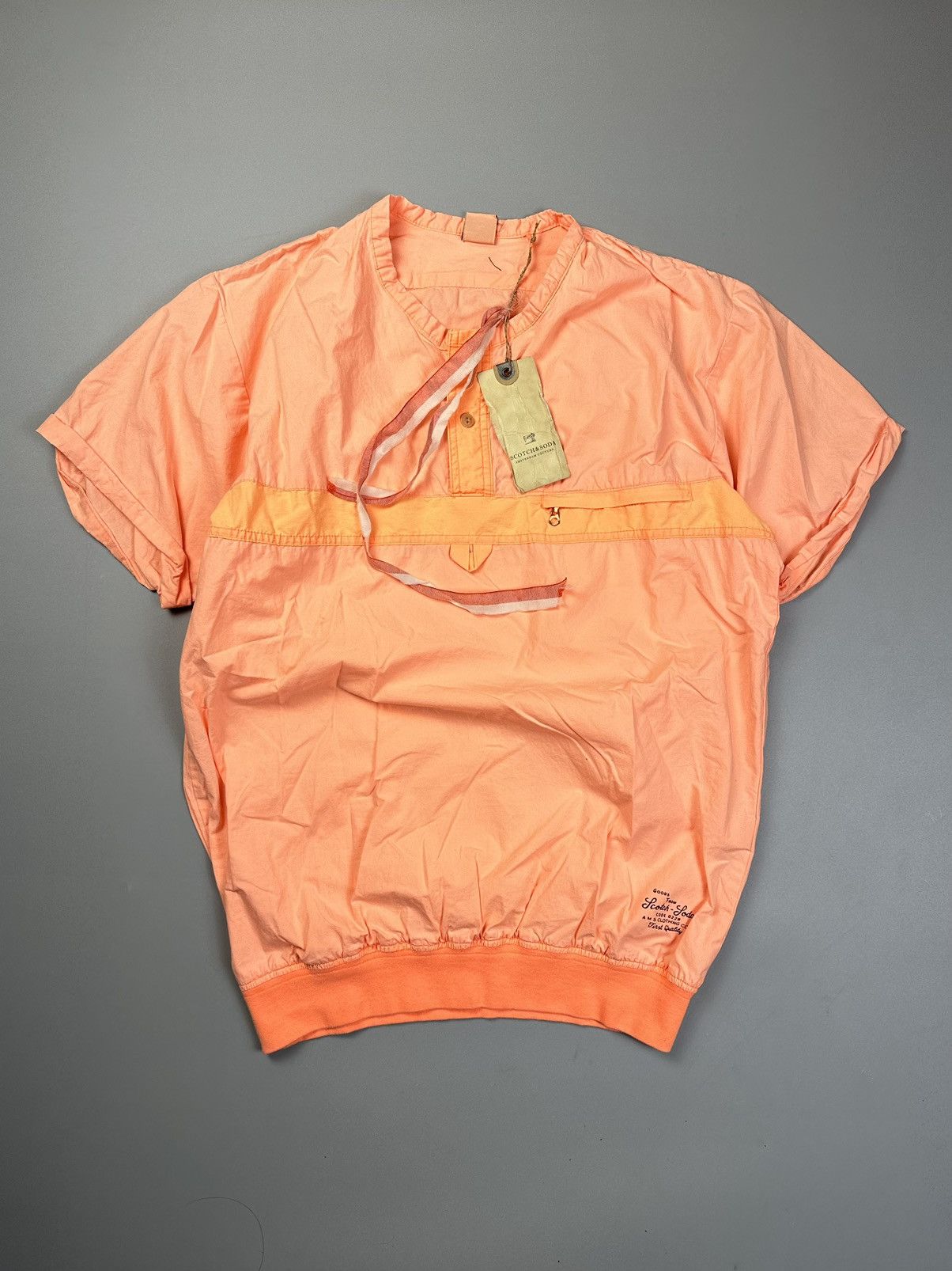 Scotch & Soda Scotch&Soda Hawaii Orange Button Shirt Size US M / EU 48-50 / 2 - 1 Thumbnail