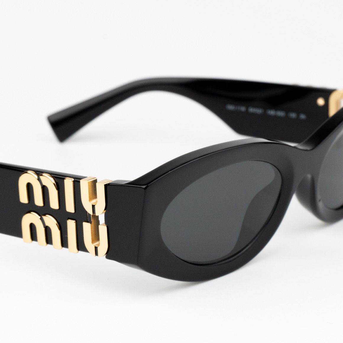 Miu Miu NEW Miu Miu MU11WS 1AB5S0 GLIMPSE Oval Women Sunglasses Size ONE SIZE - 6 Thumbnail