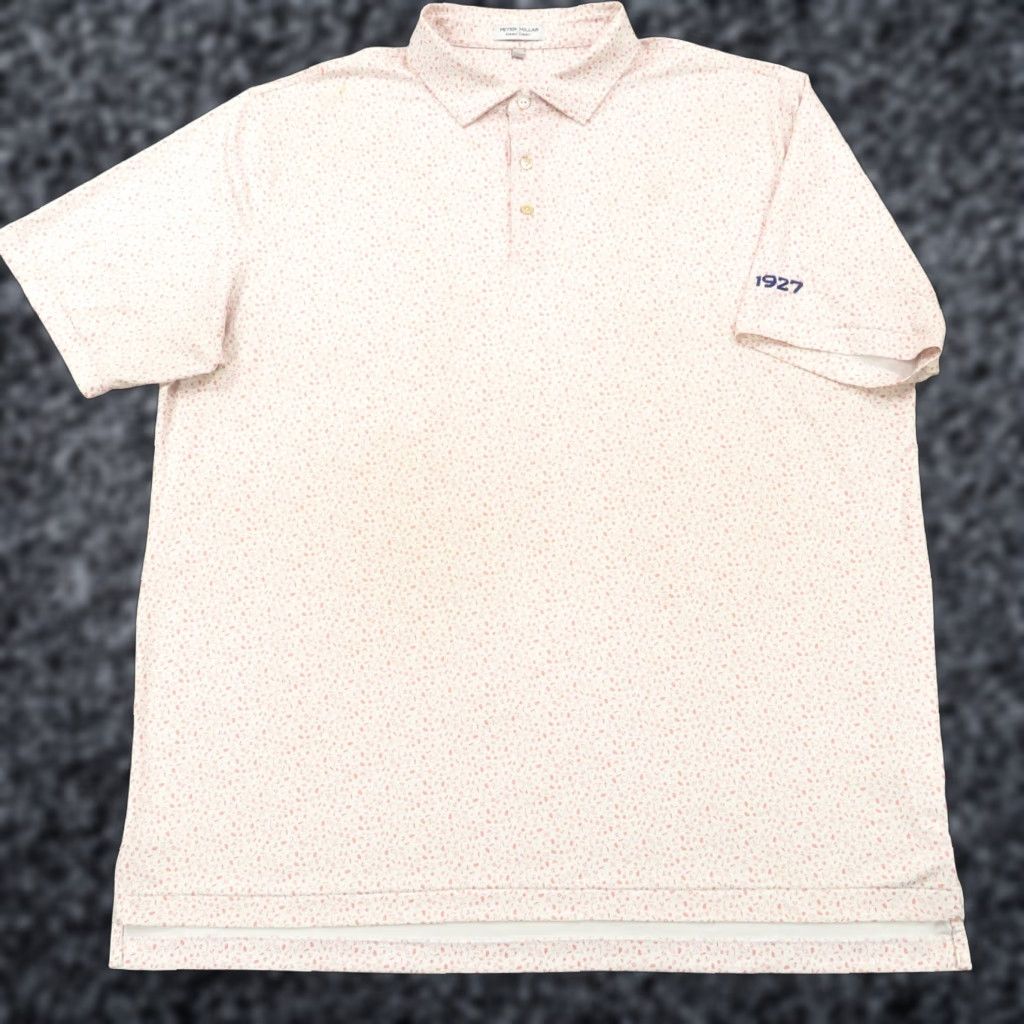 Peter Millar Peter Millar Polo XXL Mens Summer Comfort Graphic All Over Print 1927 Golf Club Shirt Size US XXL / EU 58 / 5 - 1 Thumbnail