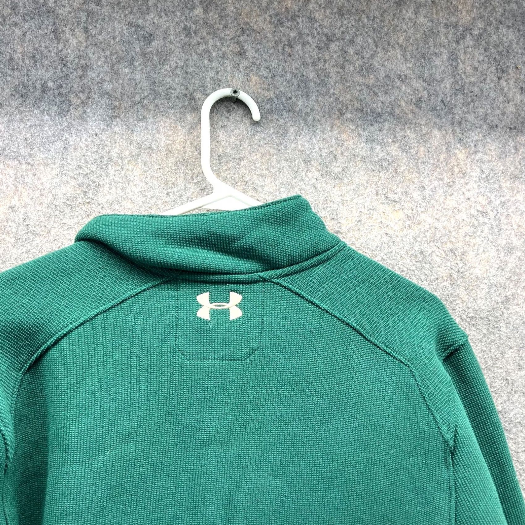 Under Armour Under Armour Sweater Men XL Green Fleece Lined High Neck Pullover Winter All Seasons Regular Size Type Regular Size US XL / EU 56 / 4 - 6 Thumbnail