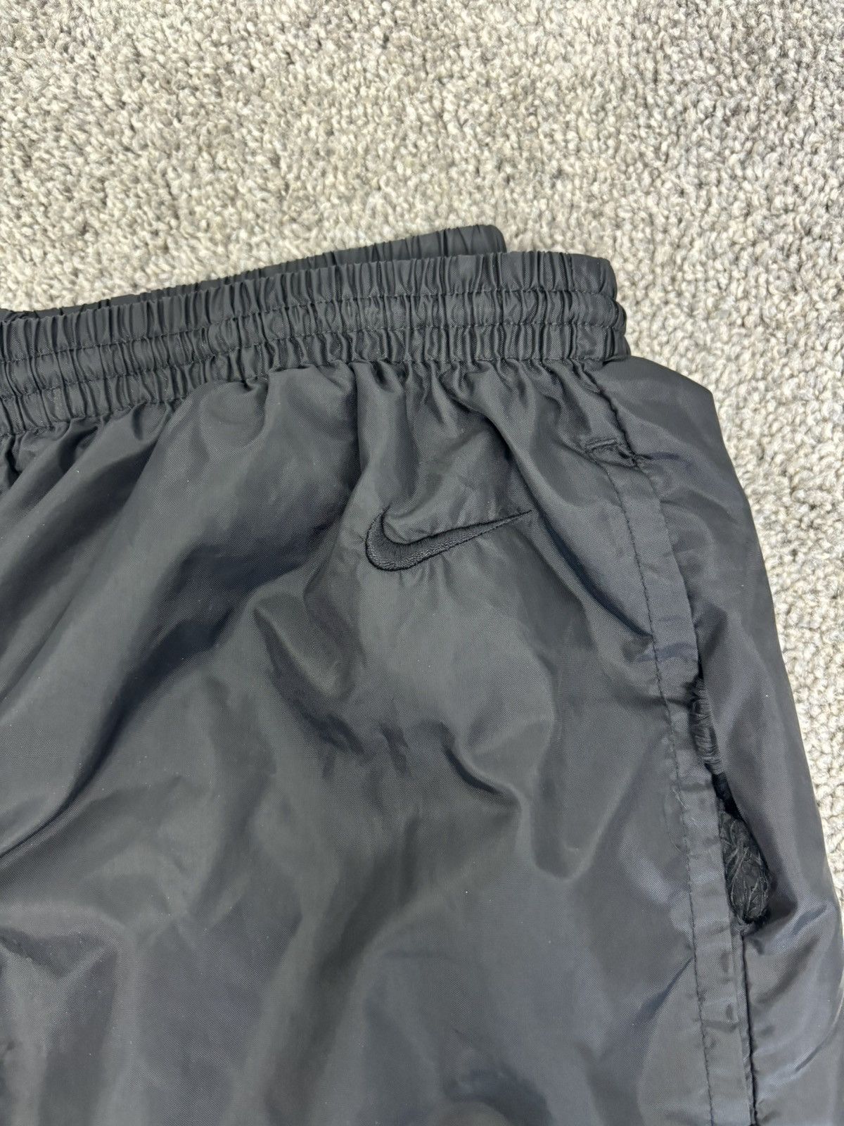 Nike × Vintage Vintage 90s black nike track pants Size US 30 / EU 46 - 2 Thumbnail