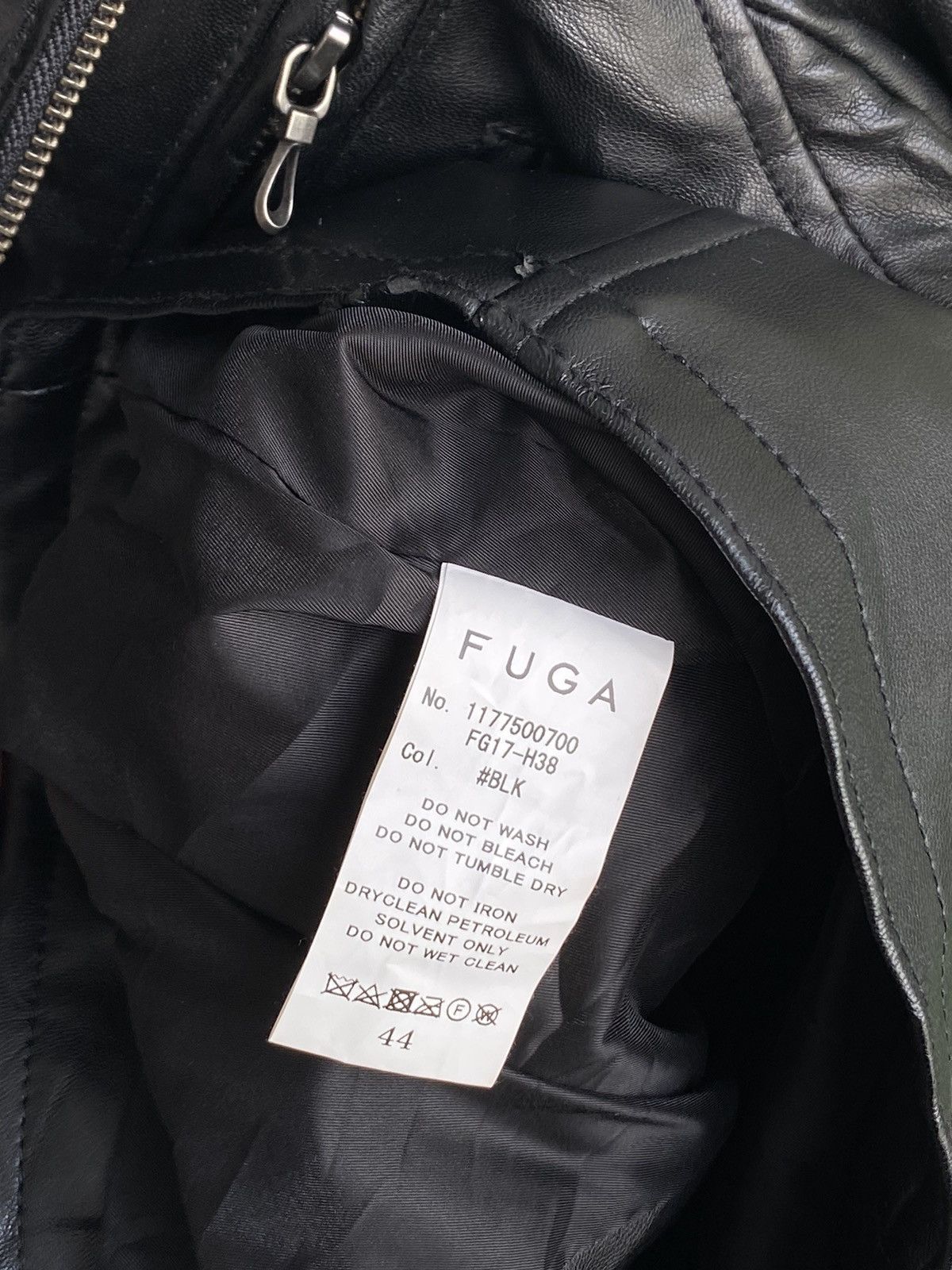 GOSTAR DE FUGA × Japanese Brand × Vintage Vintage FUGA Defective Riders Leather Jacket Size US M / EU 48-50 / 2 - 8 Thumbnail