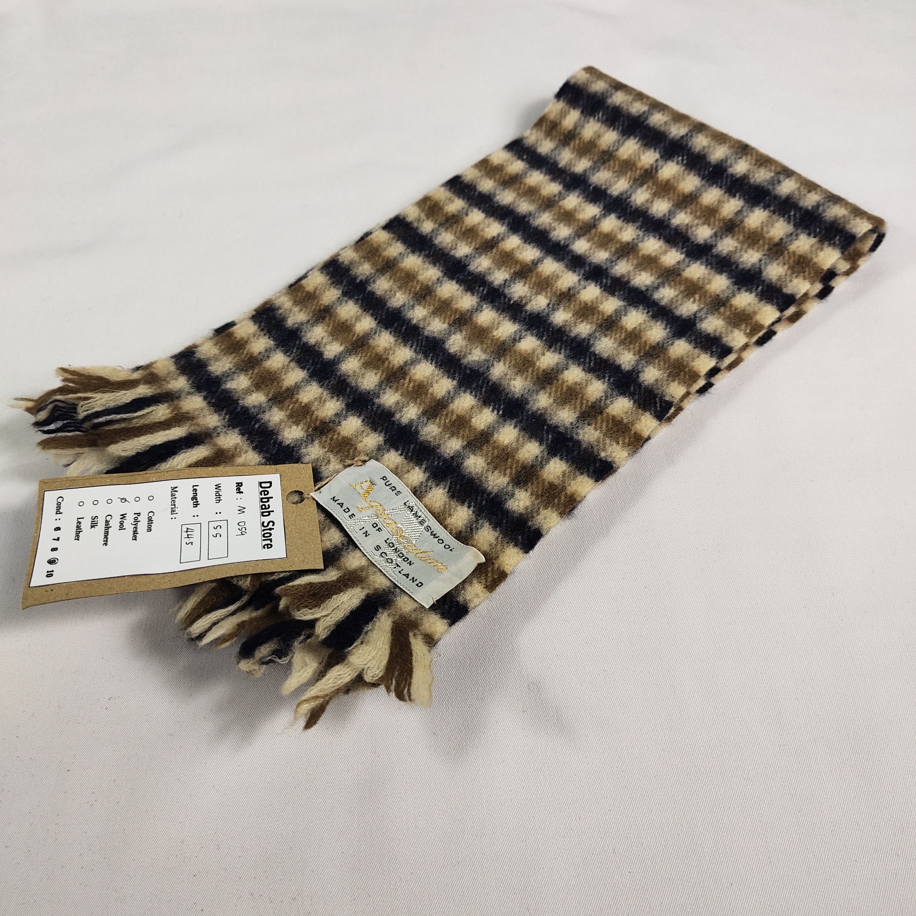 Aquascutum Aquascutum Lambswool Scarf / Muffler / Neckwear M059 Size ONE SIZE - 5 Thumbnail
